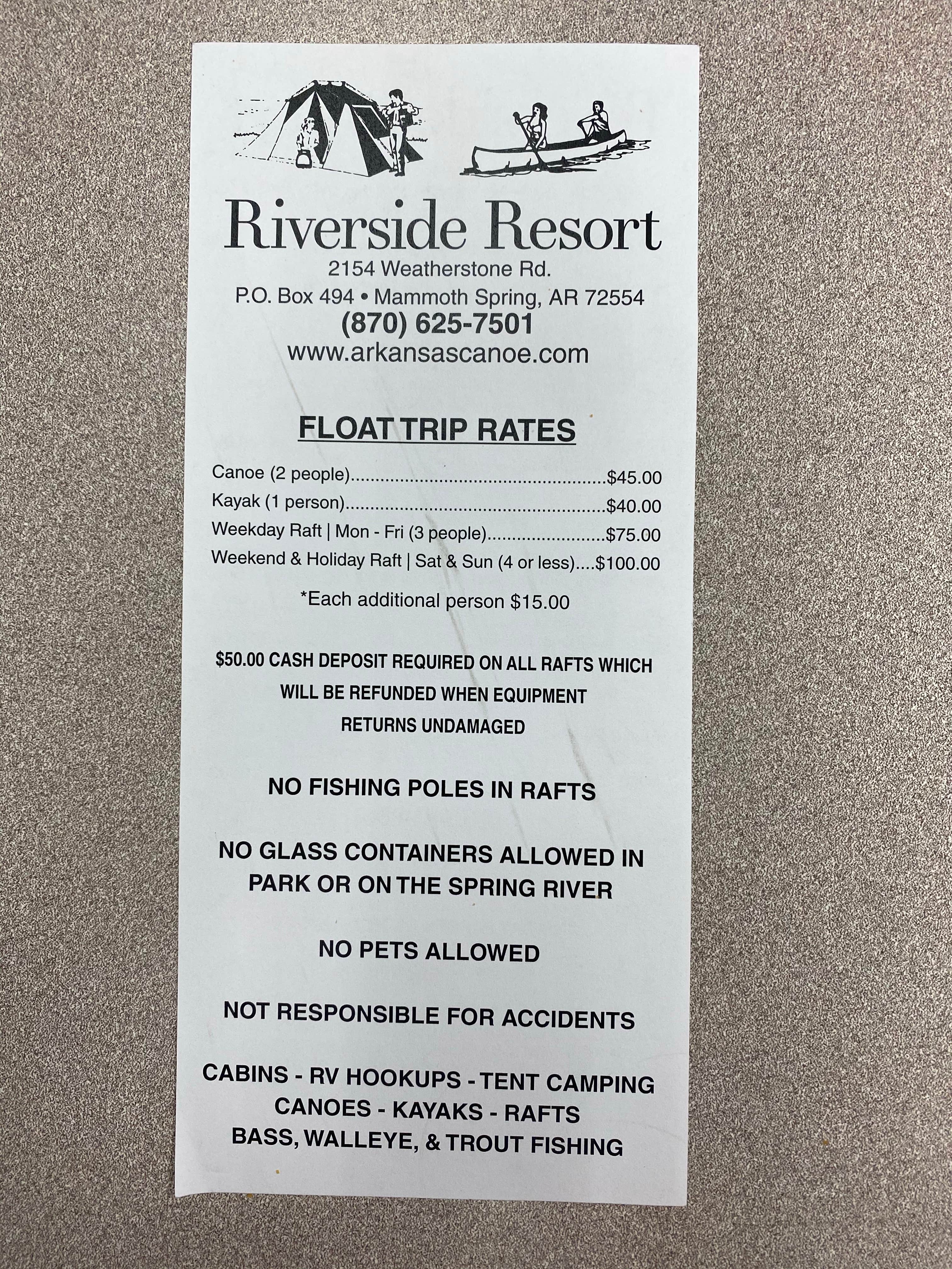 Camper-submitted photo at Riverside Campground and Canoe near West Plains, MO