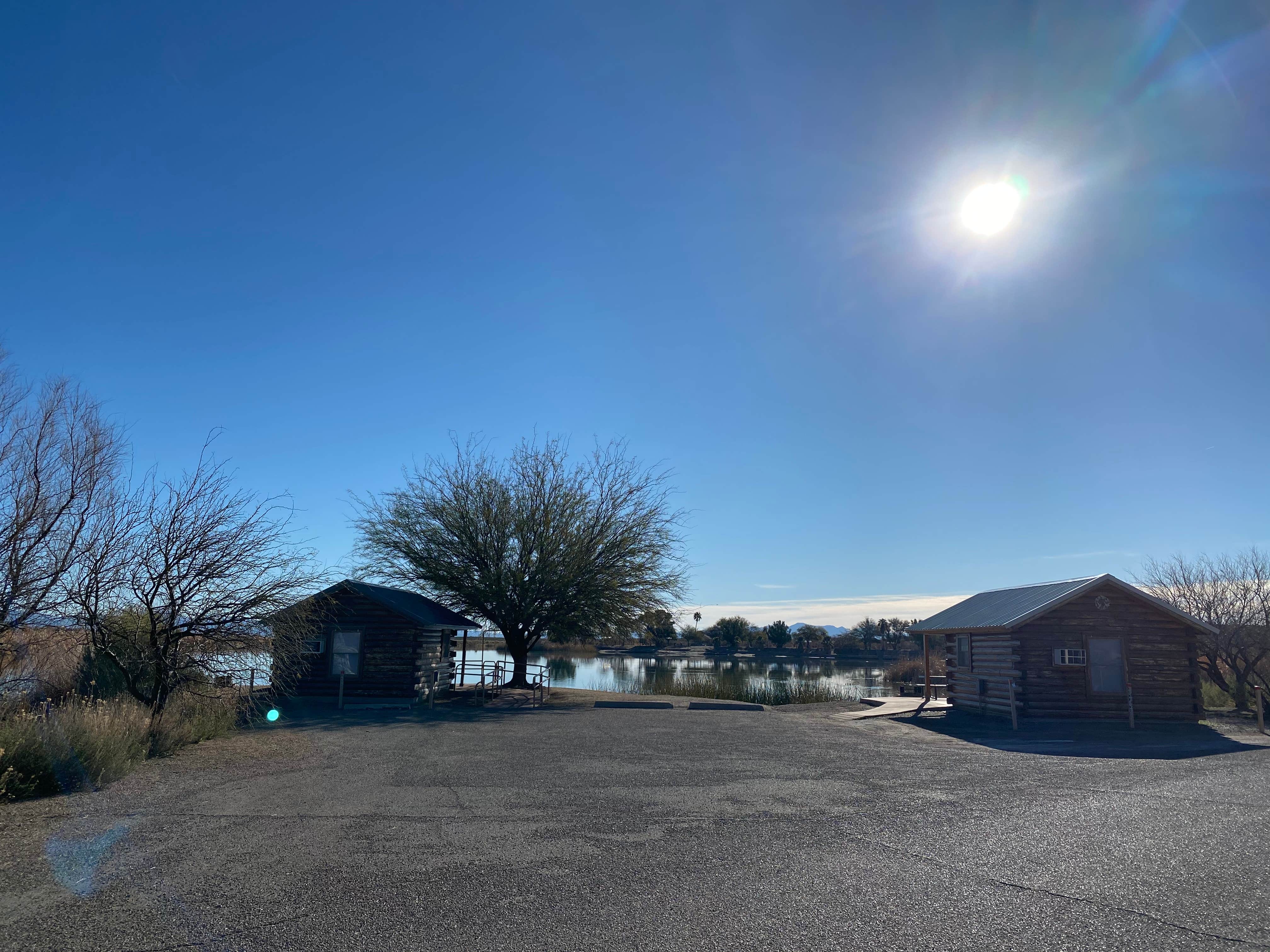Beth G.'s photo of glamping accommodations at Gila Campground — Roper Lake State Park near Bowie, AZ