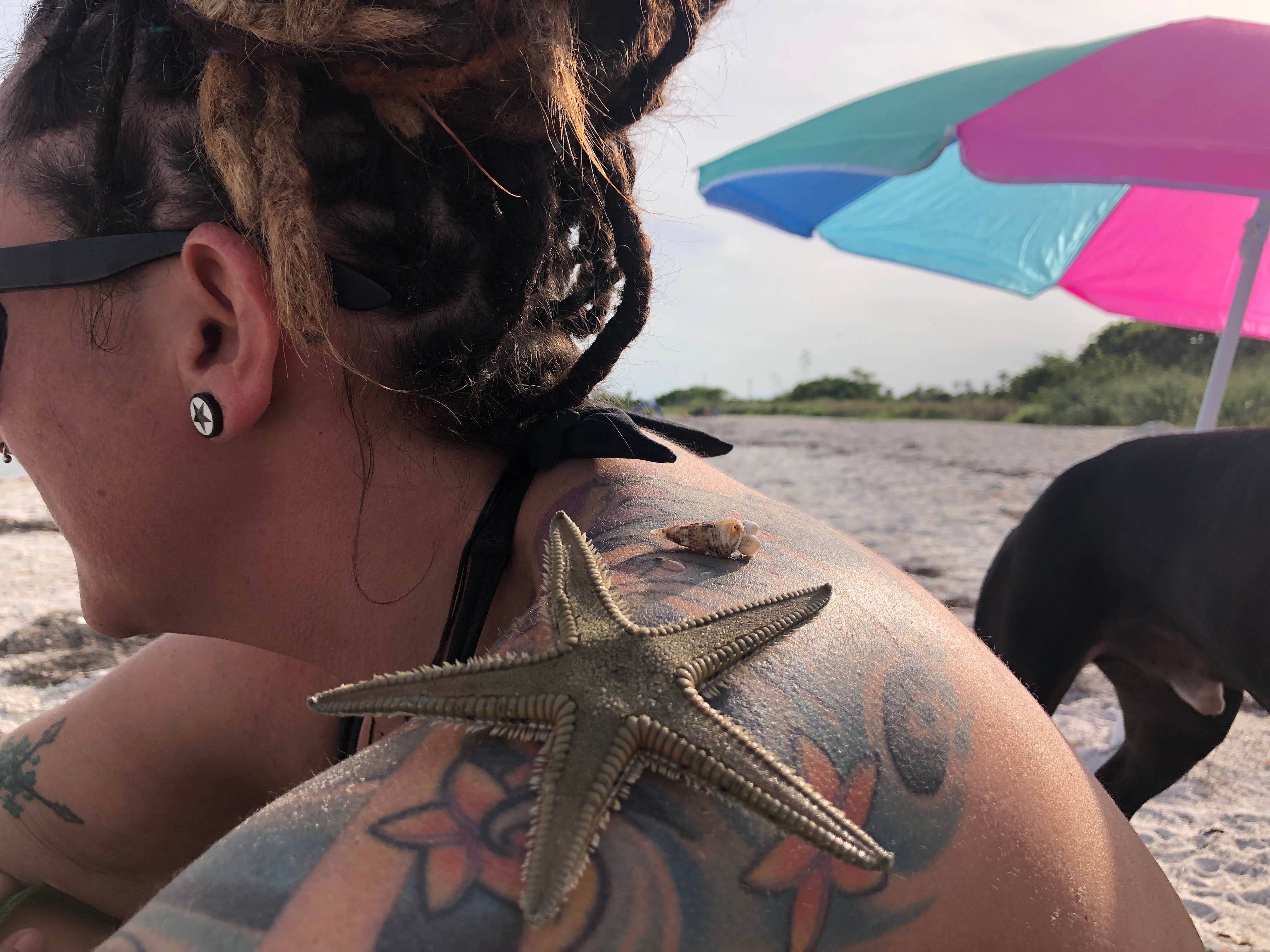 Angela M.'s photo of camping with pets at Fort De Soto Campground near Sarasota, FL