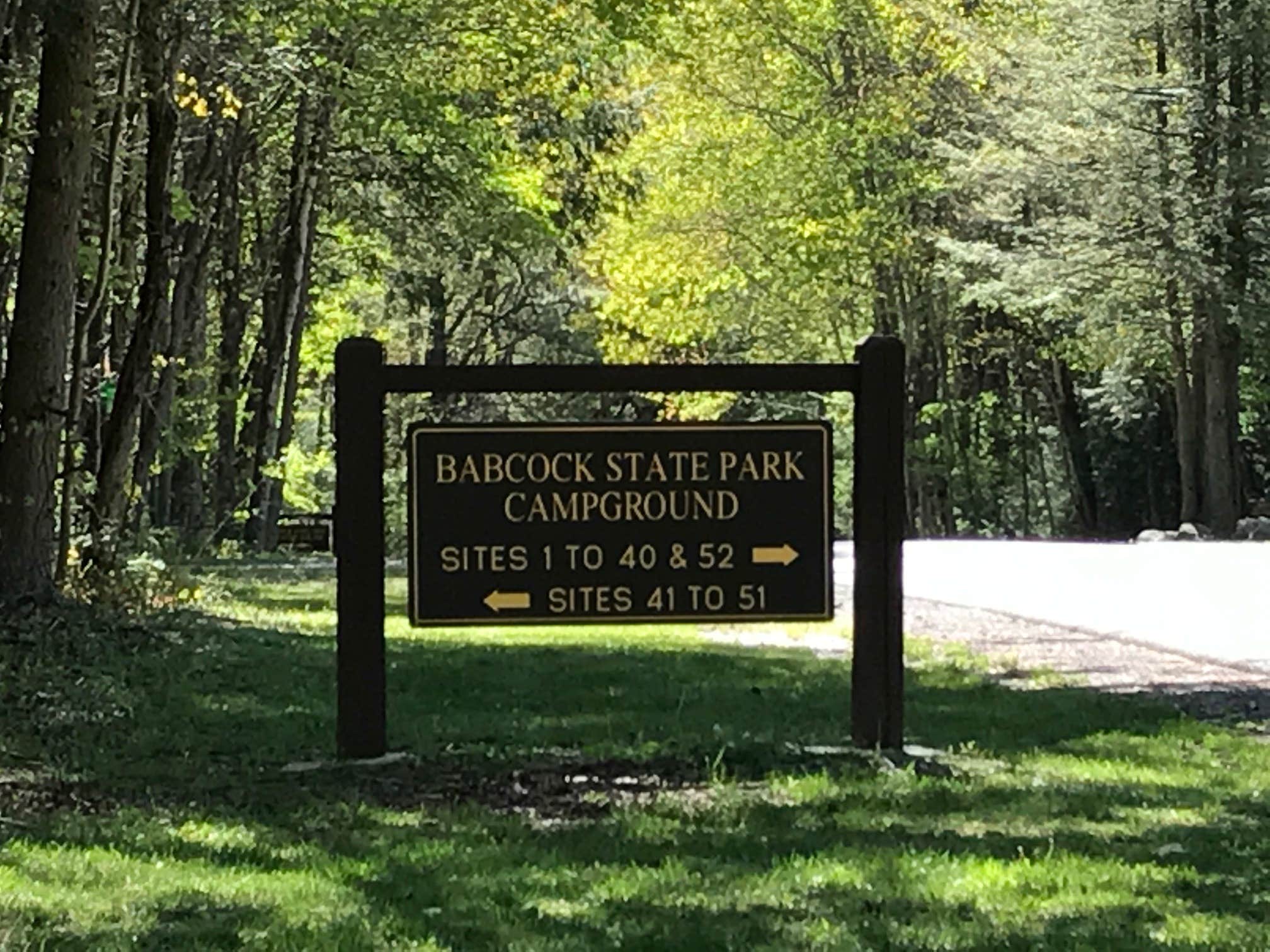 Babcock State Park Campground | Danese, WV