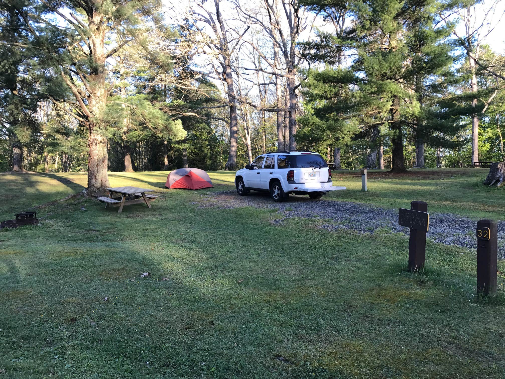 Camper-submitted photo at Babcock State Park Campground in West Virginia