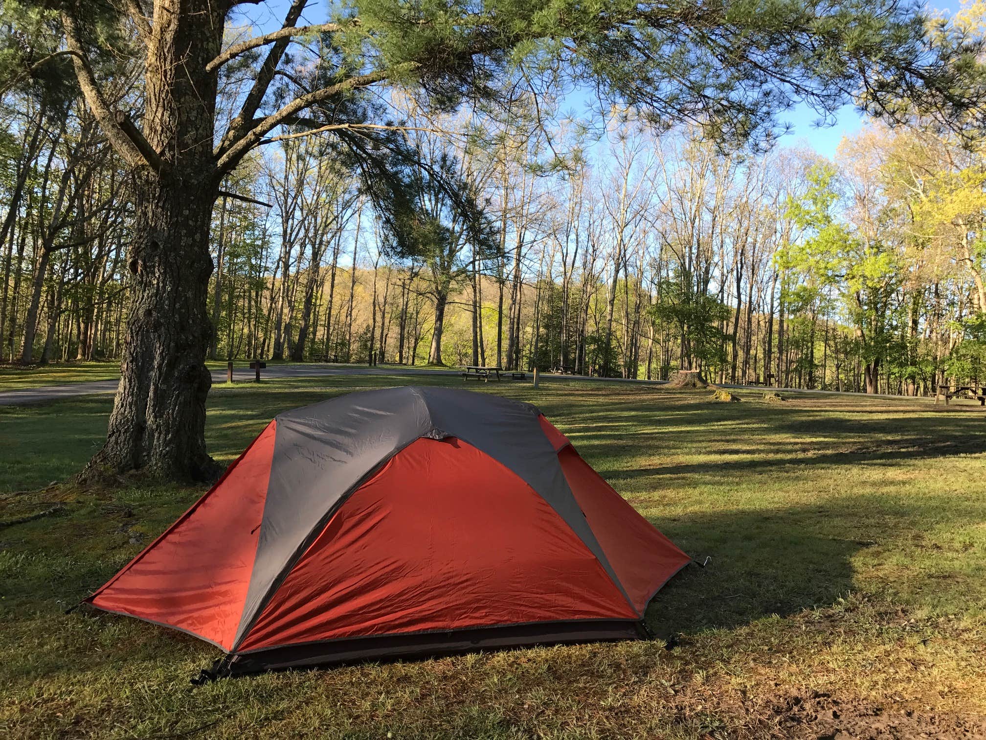 Camper-submitted photo at Babcock State Park Campground in West Virginia