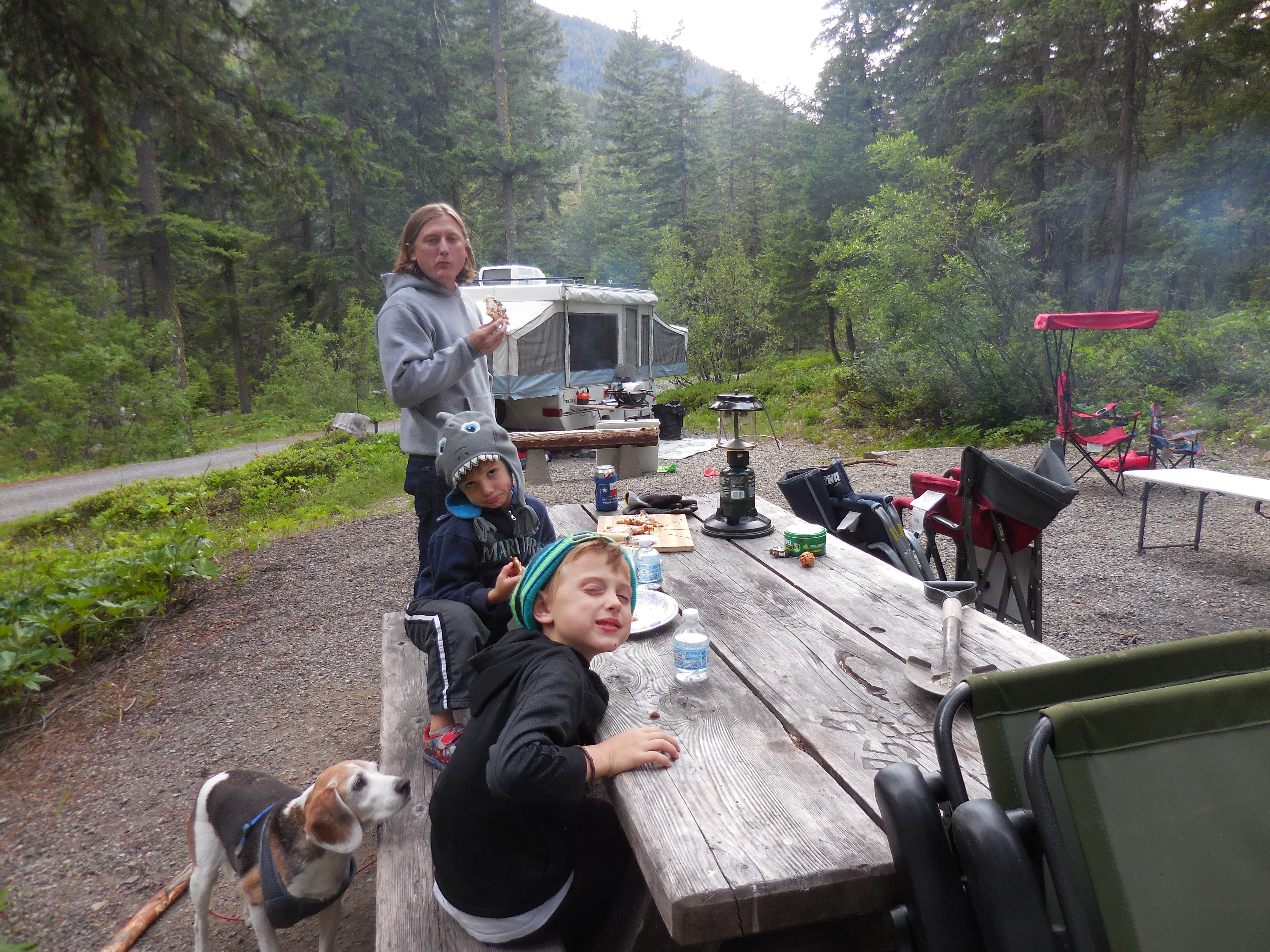 Jill T.'s photo of camping with pets at Klipchuck Campground near North Cascades National Park