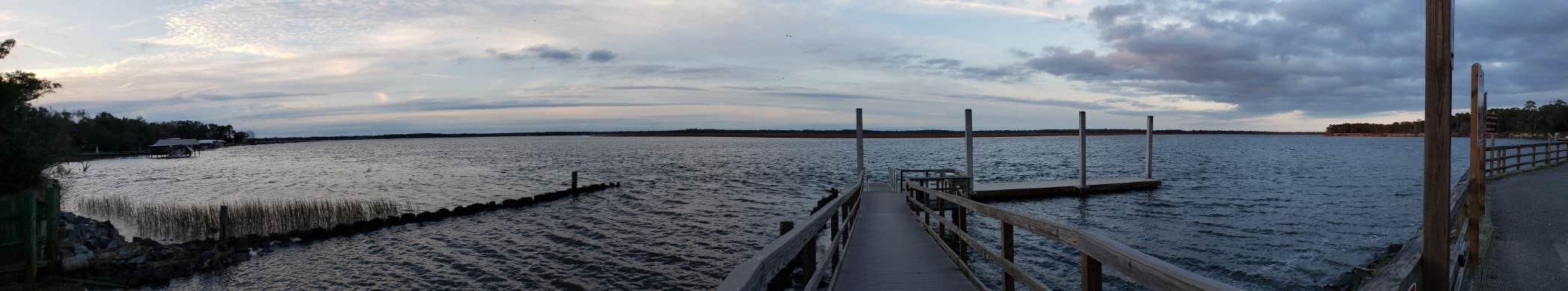 Panorama from boat ramp