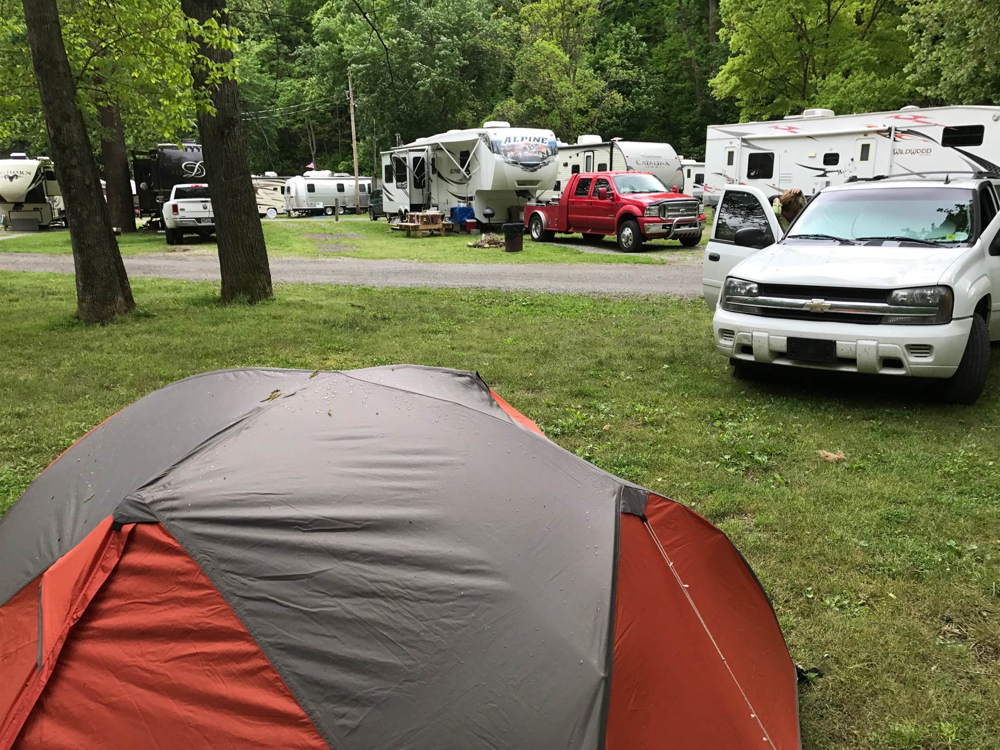 Dave V.'s photo of rv camping at Dixie Caverns near Buchanan, VA
