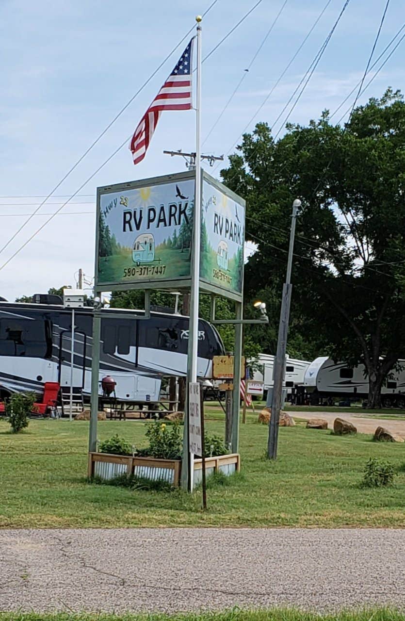 Camper-submitted photo at Hwy 22 RV Park near Coleman, OK