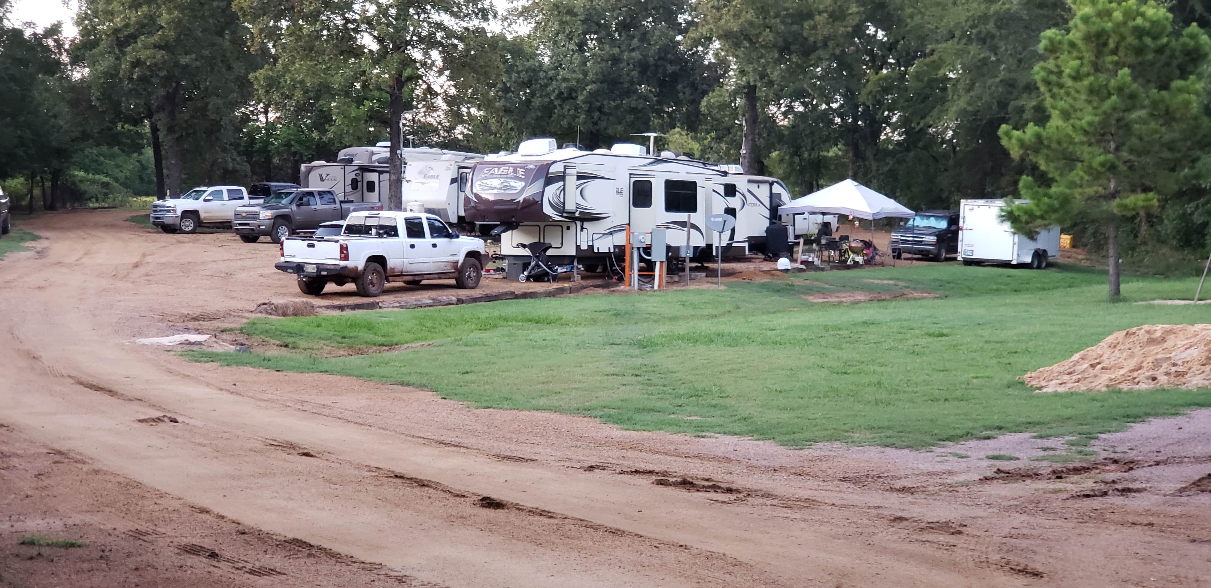 Annetta K.'s photo of rv camping at Hwy 22 RV Park near Coleman, OK