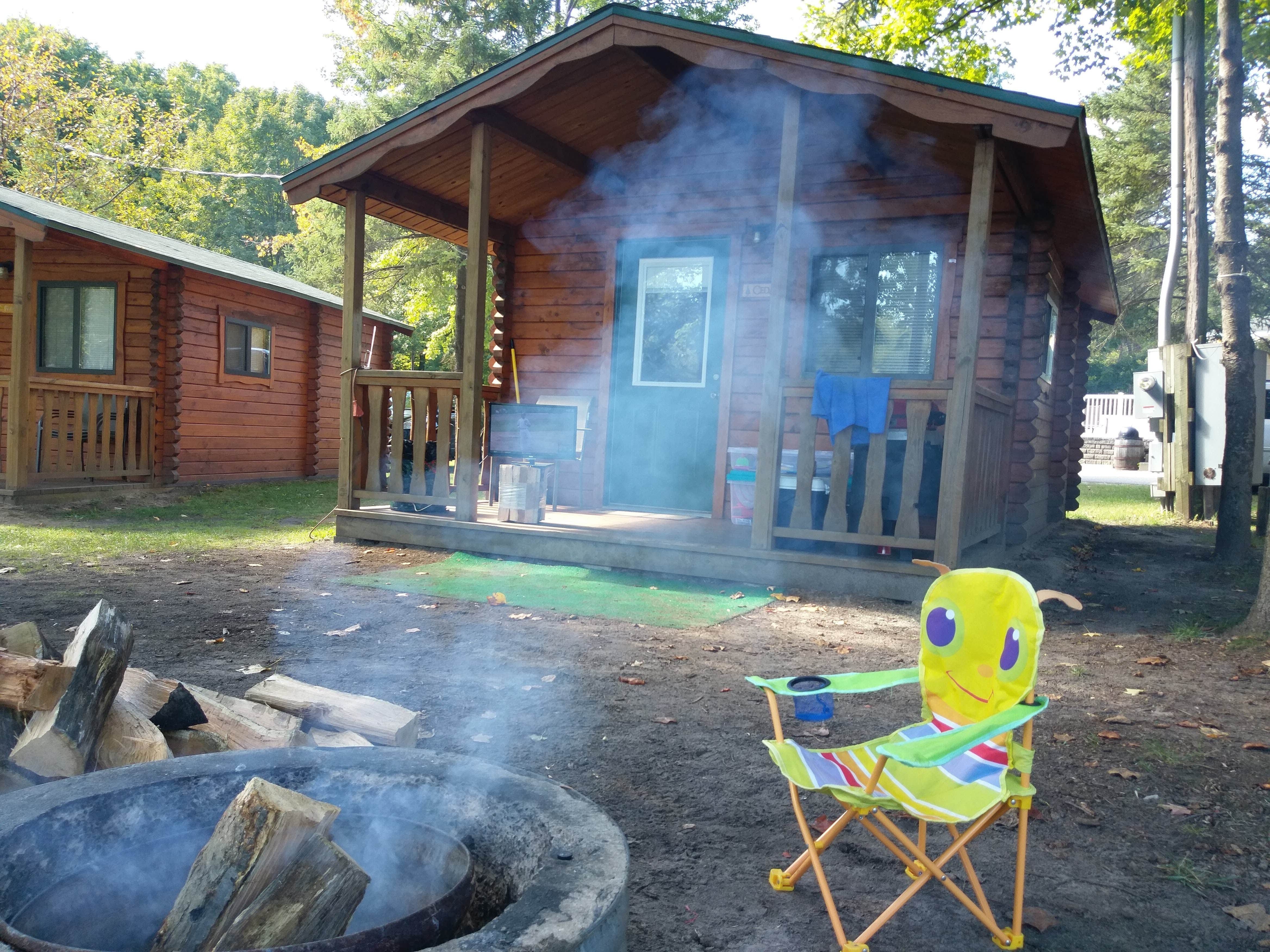 Jeffrey T.'s photo of a cabin at TriPonds Family Camp Resort near Bellevue, MI