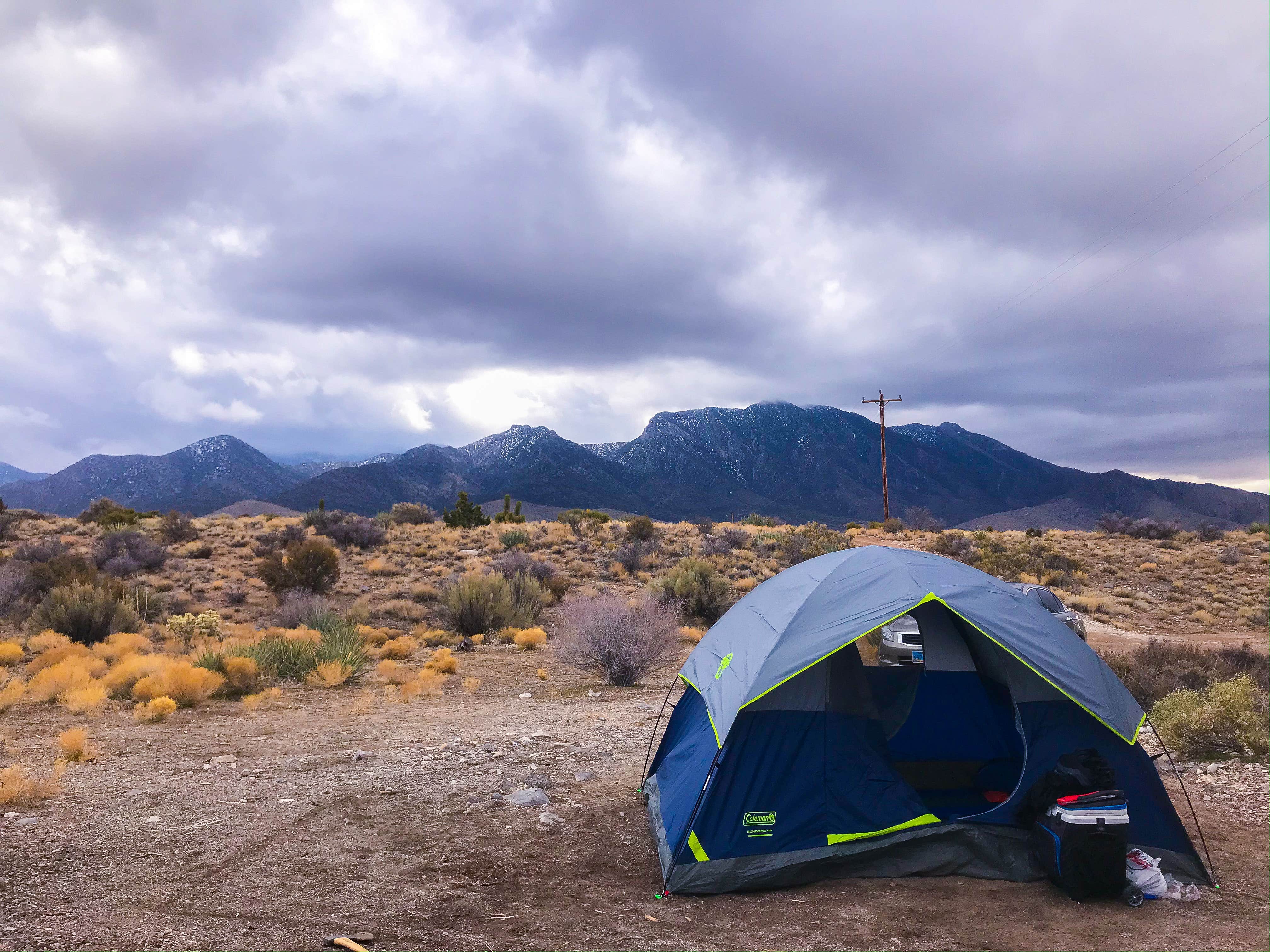 Sean F.'s photo of a dispersed camping area at Lovell Canyon Dispersed Camping (Spring Mountain) near Las Vegas, NV