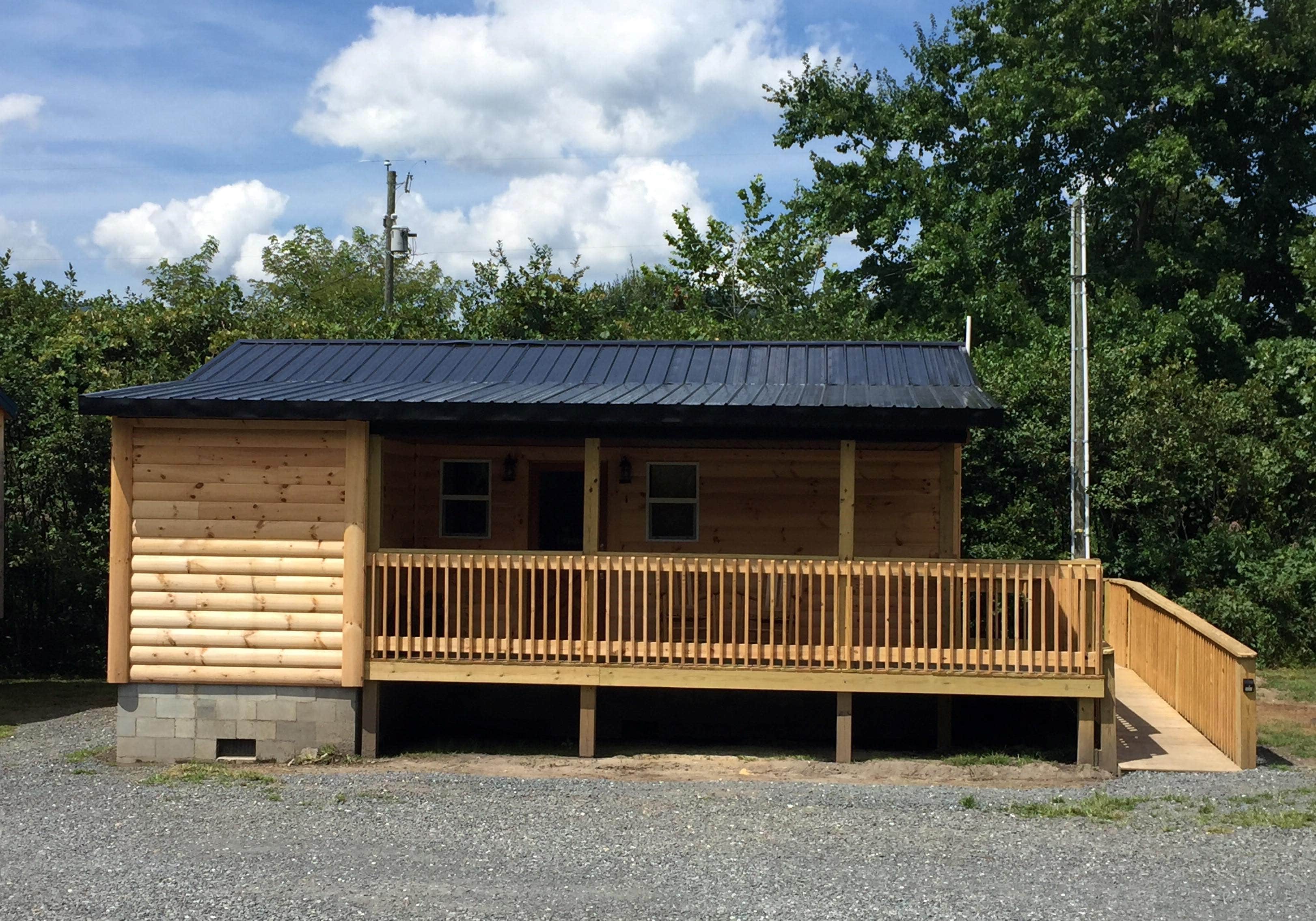 Christopher C.'s photo of a cabin at Buck Hill Campground near Little Switzerland, NC