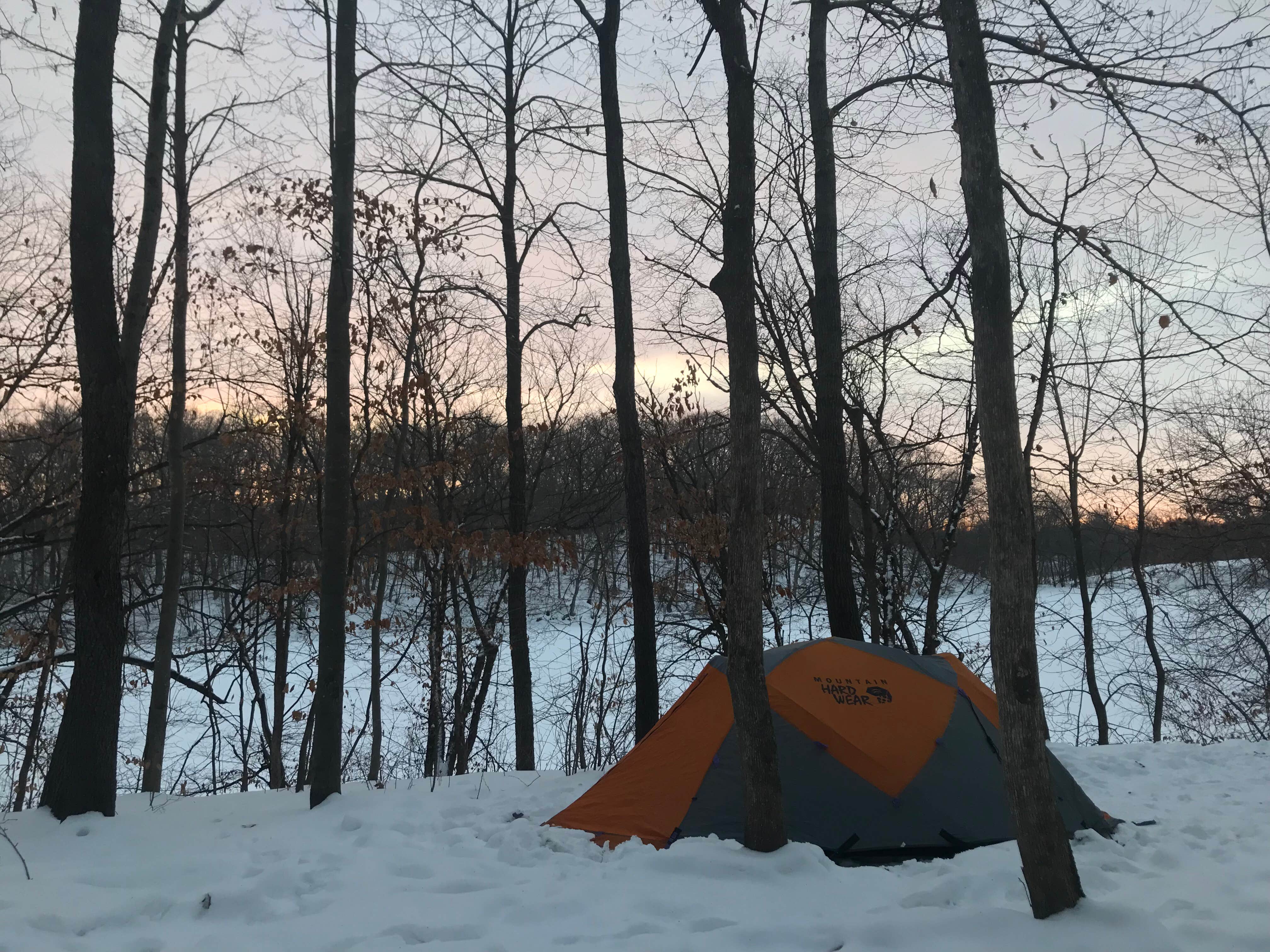 Joanna B.'s photo of tent camping at Lake Maria State Park Campground near Andover, MN