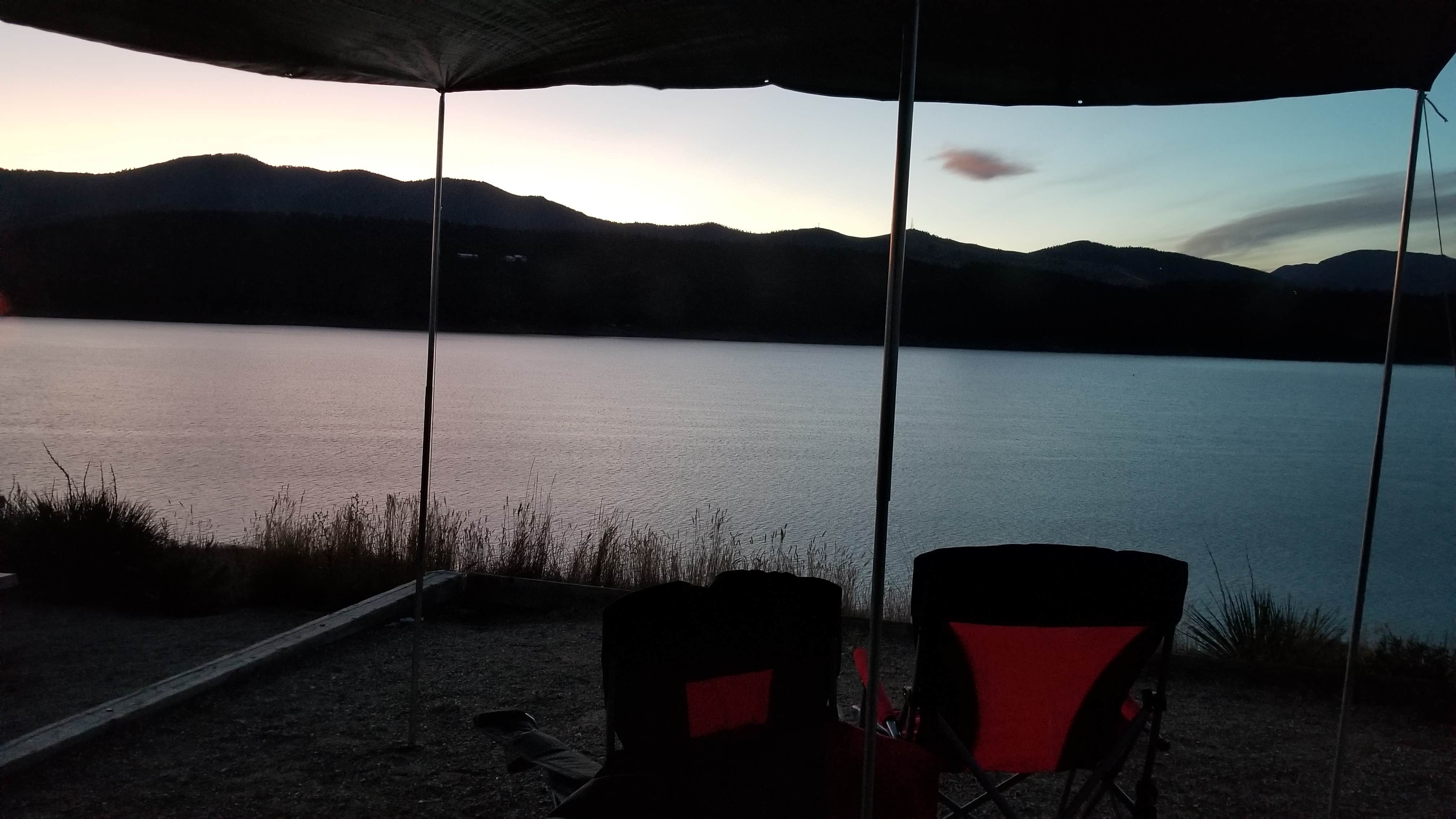 Sunset at Carter Lake