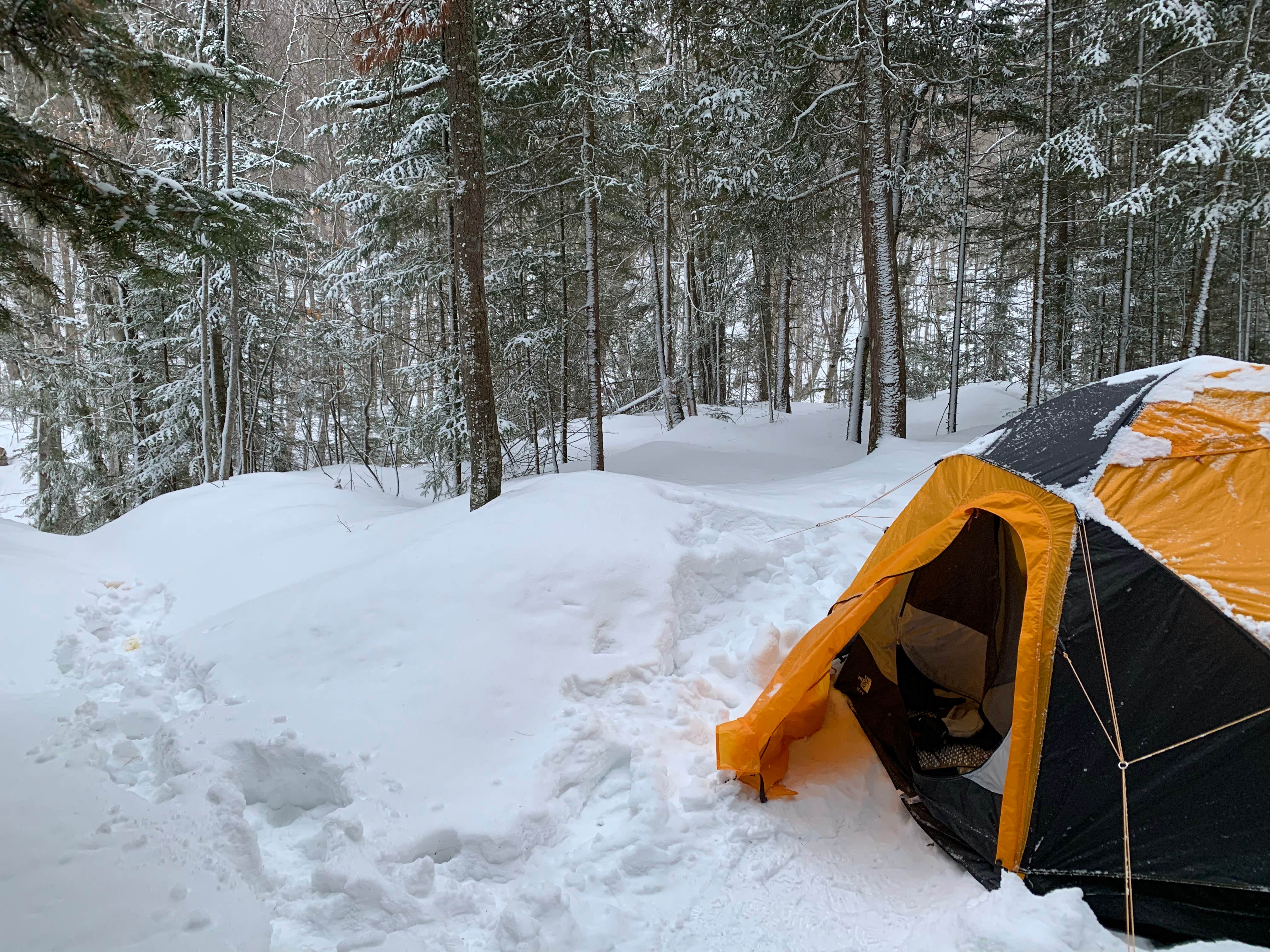 Rachael D.'s photo of tent camping at Pictured Rocks National Lakeshore Backcountry Sites — Pictured Rocks National Lakeshore near Hiawatha National Forest