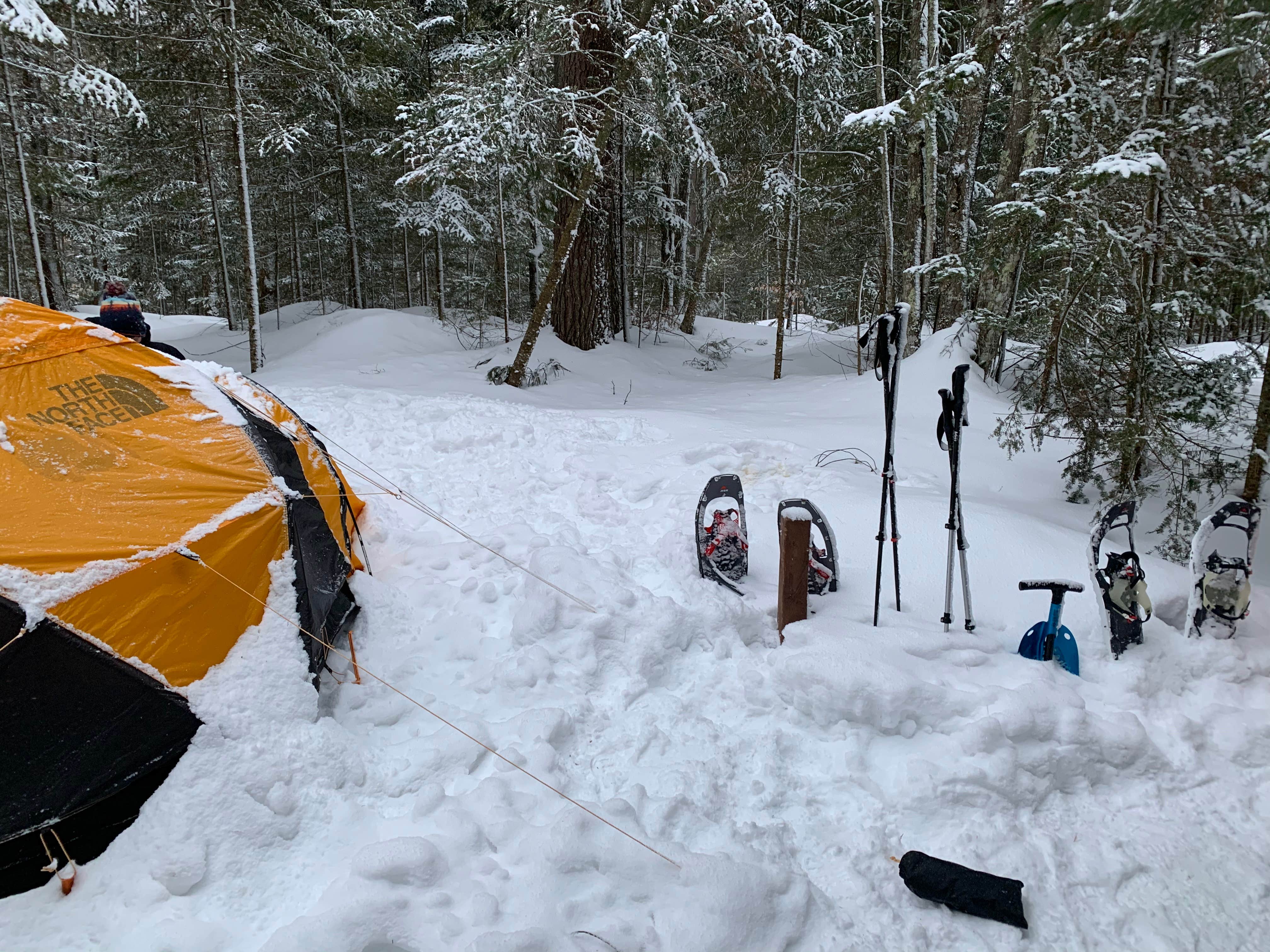 Rachael D.'s photo of tent camping at Pictured Rocks National Lakeshore Backcountry Sites — Pictured Rocks National Lakeshore near Manistique, MI