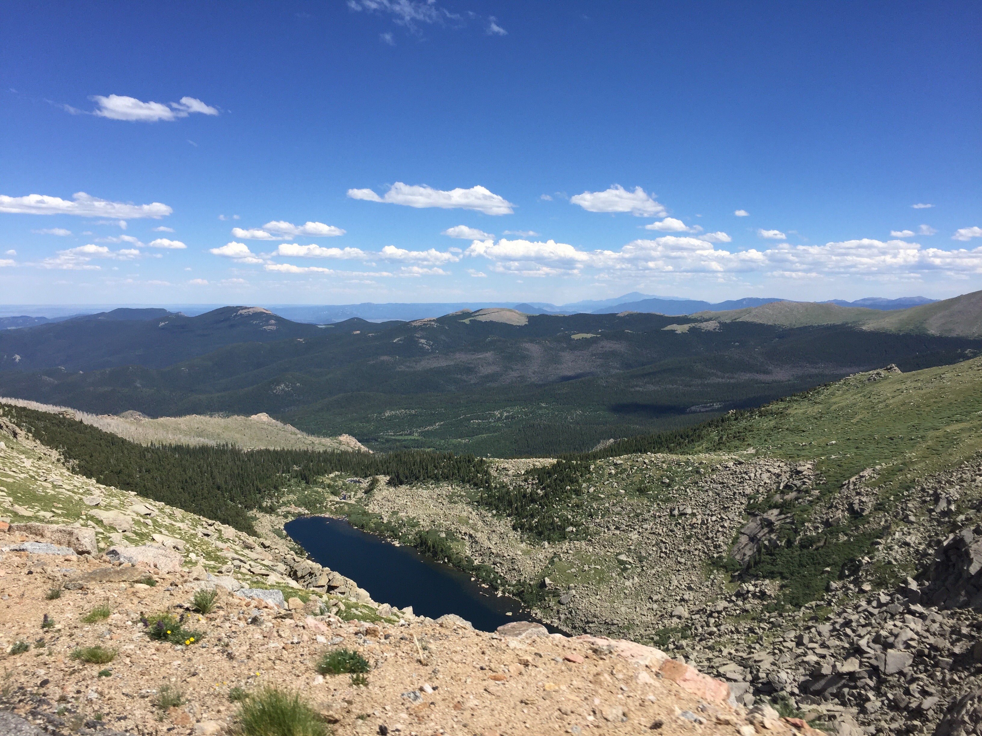 Lake from Mt Evans Rd