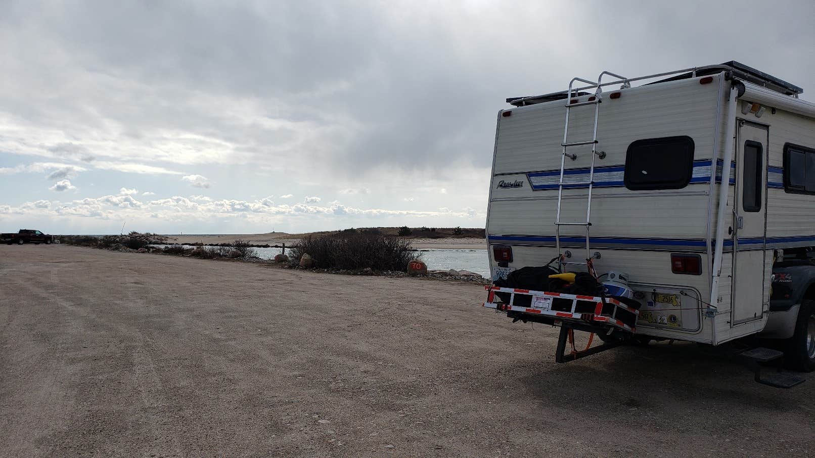 Jean C.'s photo of rv camping at Charlestown Breachway State Park Campground near Saunderstown, RI