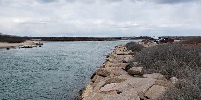 Camper submitted image from Charlestown Breachway State Park Campground