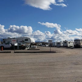 Rows of RVs