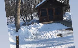 Joanna B.'s photo of a cabin at Lake Carlos State Park Campground in Minnesota