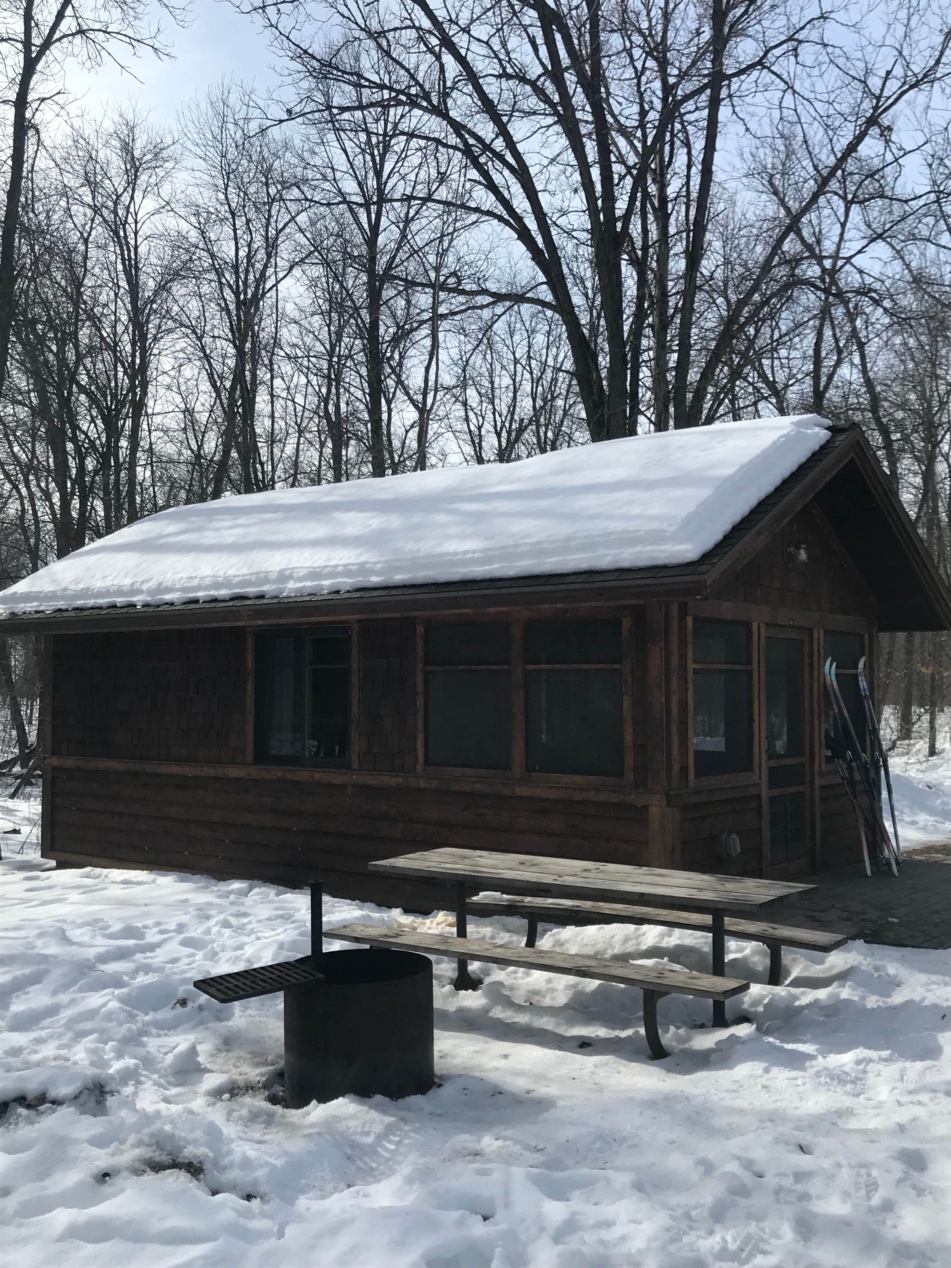 Joanna B.'s photo of a cabin at Lake Carlos State Park Campground near Alexandria, MN