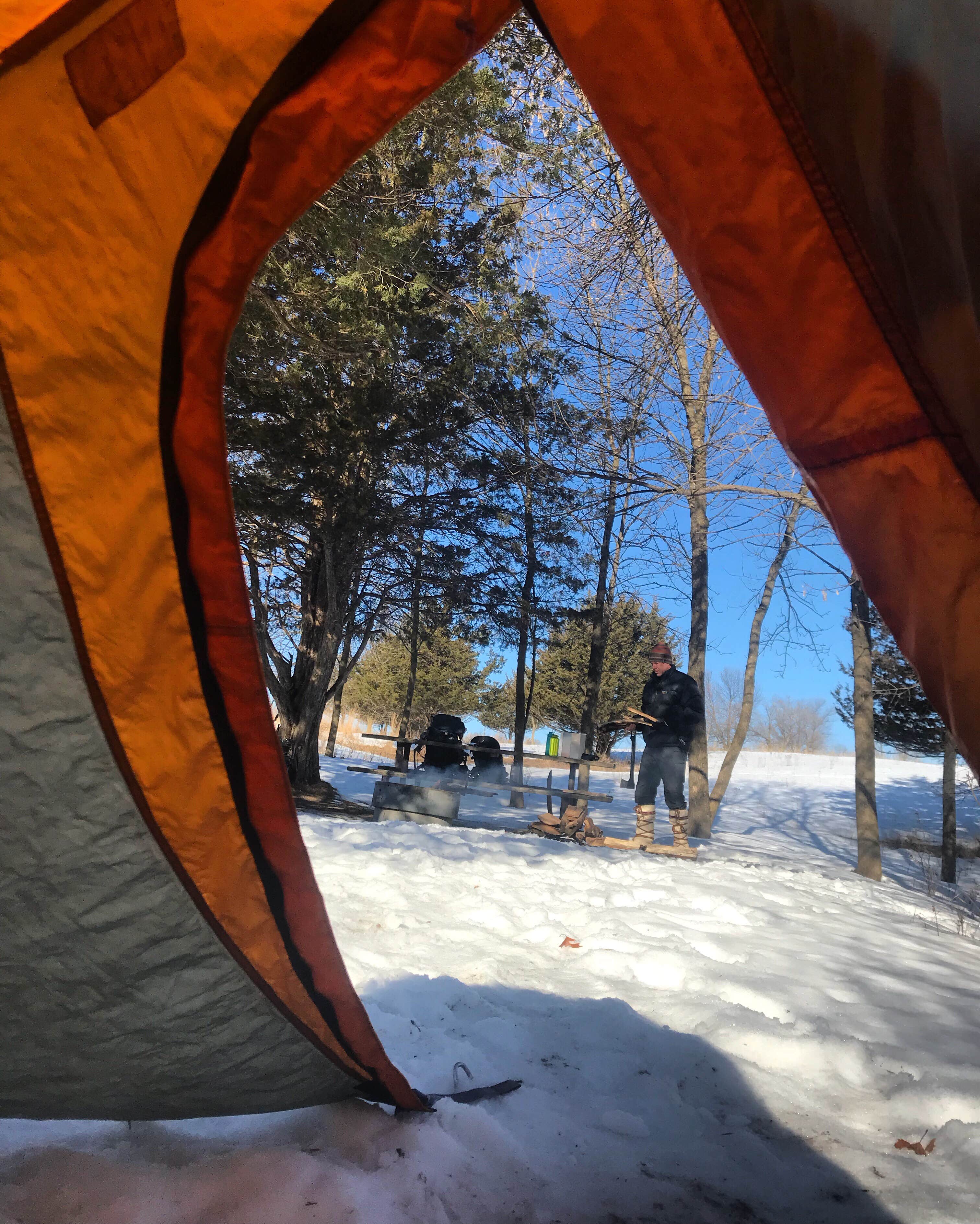 Joanna B.'s photo of tent camping at Afton State Park Campground near Brooklyn Center, MN