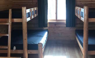 Joanna B.'s photo of glamping accommodations at Lake Carlos State Park Campground near Fort Ripley, MN