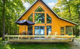 Camping near Heiberg Park: Strawberry Lake Cabin, Rochert, Minnesota