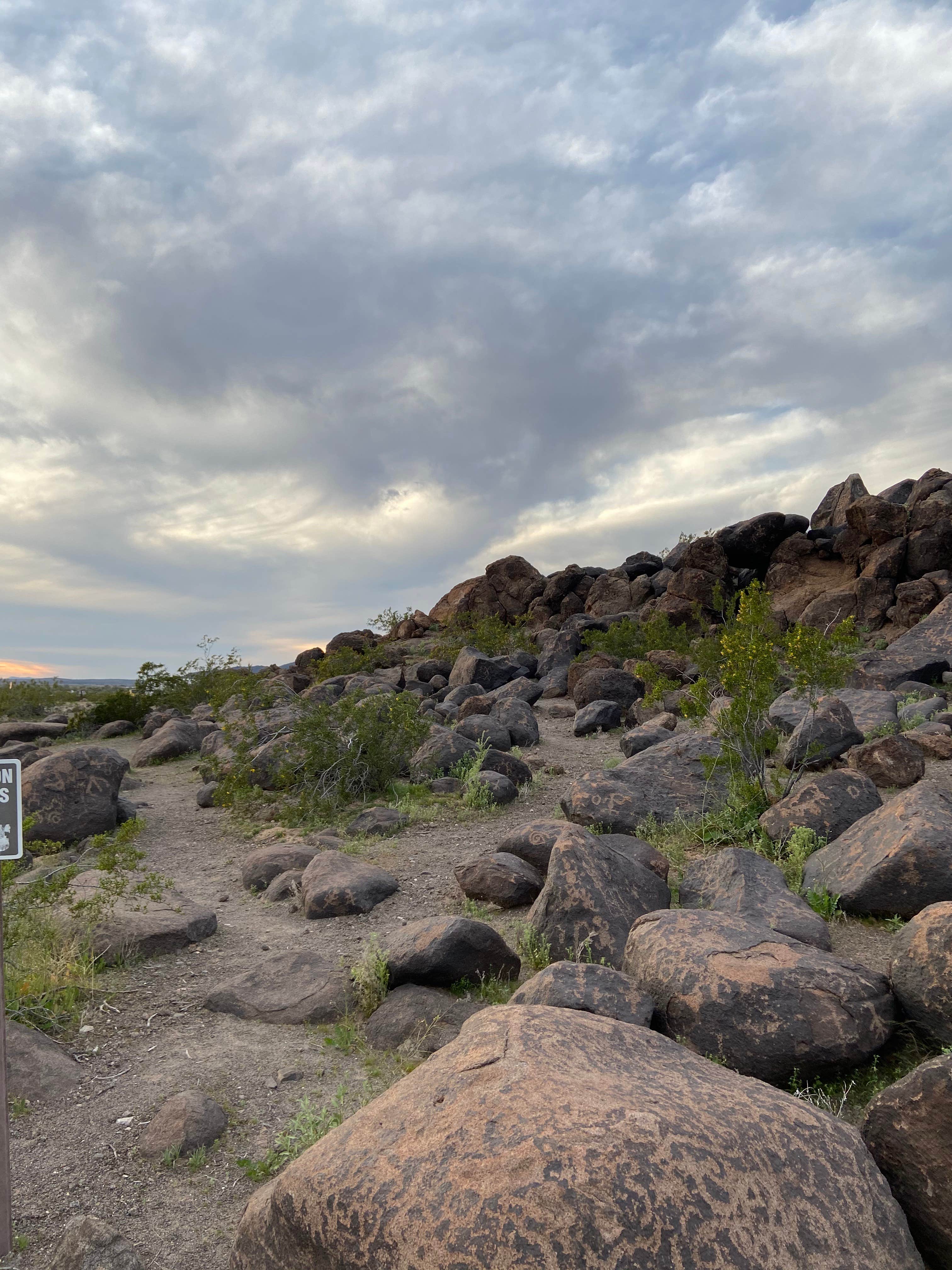 Camper submitted image from Painted Rock Petroglyph Site And Campground - 2