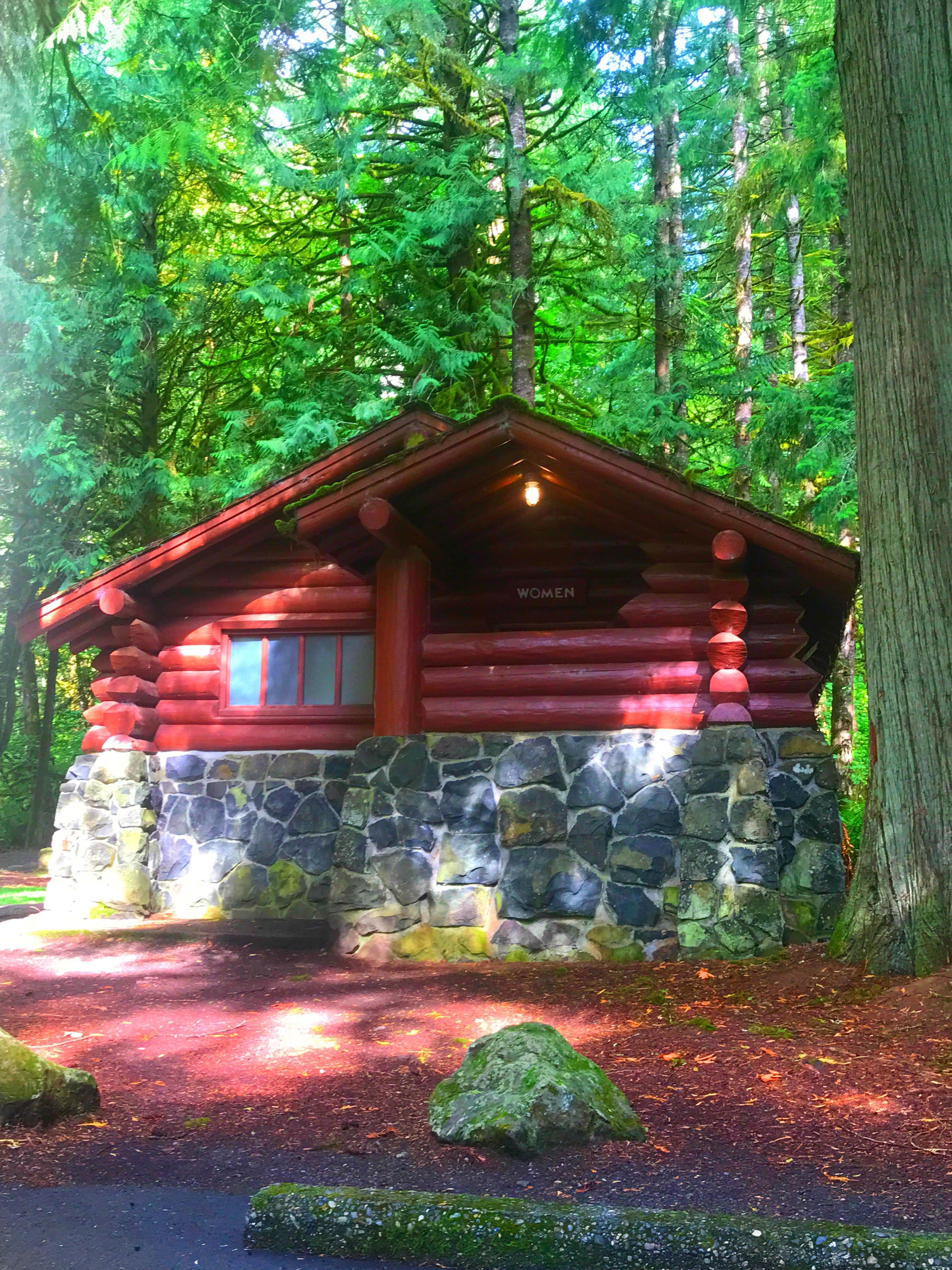 Crystal C.'s photo of glamping accommodations at Lewis & Clark State Park Campground near Woodland, WA