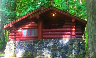 Crystal C.'s photo of glamping accommodations at Lewis & Clark State Park Campground near Lacey, WA