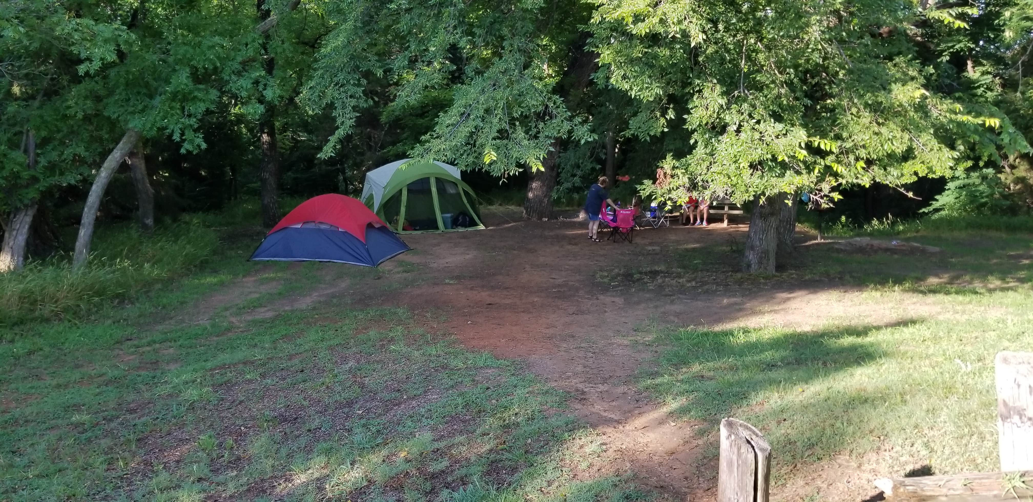 Camper-submitted photo at Spring Hill Campground — Boiling Springs State Park near Fort Supply Lake