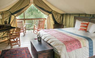 Jason S.'s photo of glamping accommodations at Firelight Camps near Ithaca, NY