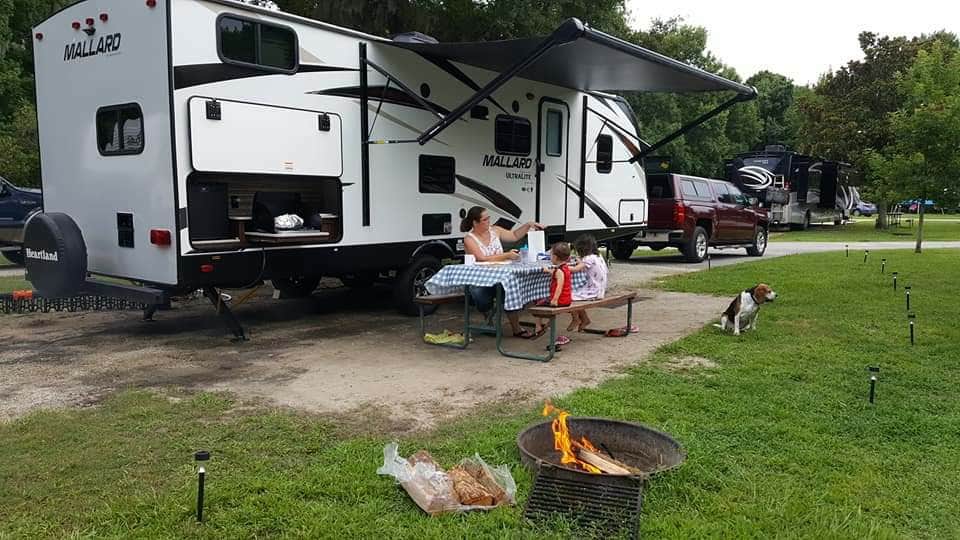 Joe G.'s photo of camping with pets at Mount Pleasant-Charleston KOA near Cordesville, SC