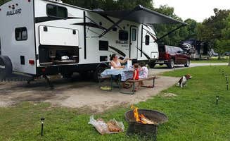 Joe G.'s photo of camping with pets at Mount Pleasant-Charleston KOA near Cordesville, SC