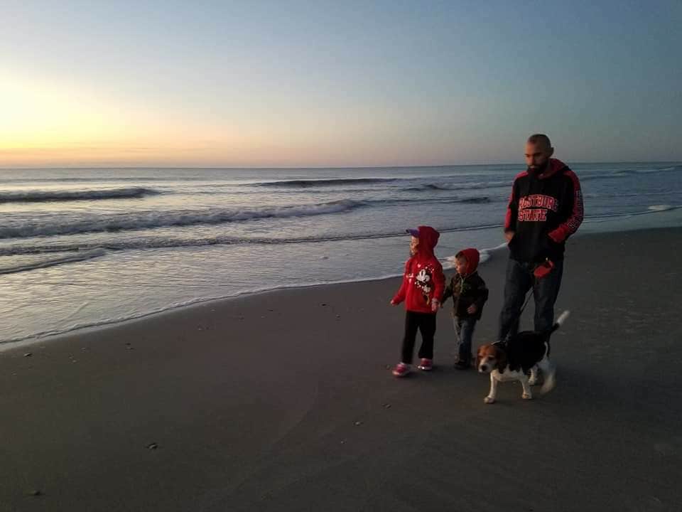 Joe G.'s photo of camping with pets at Pirateland Family Camping Resort near Murrells Inlet, SC