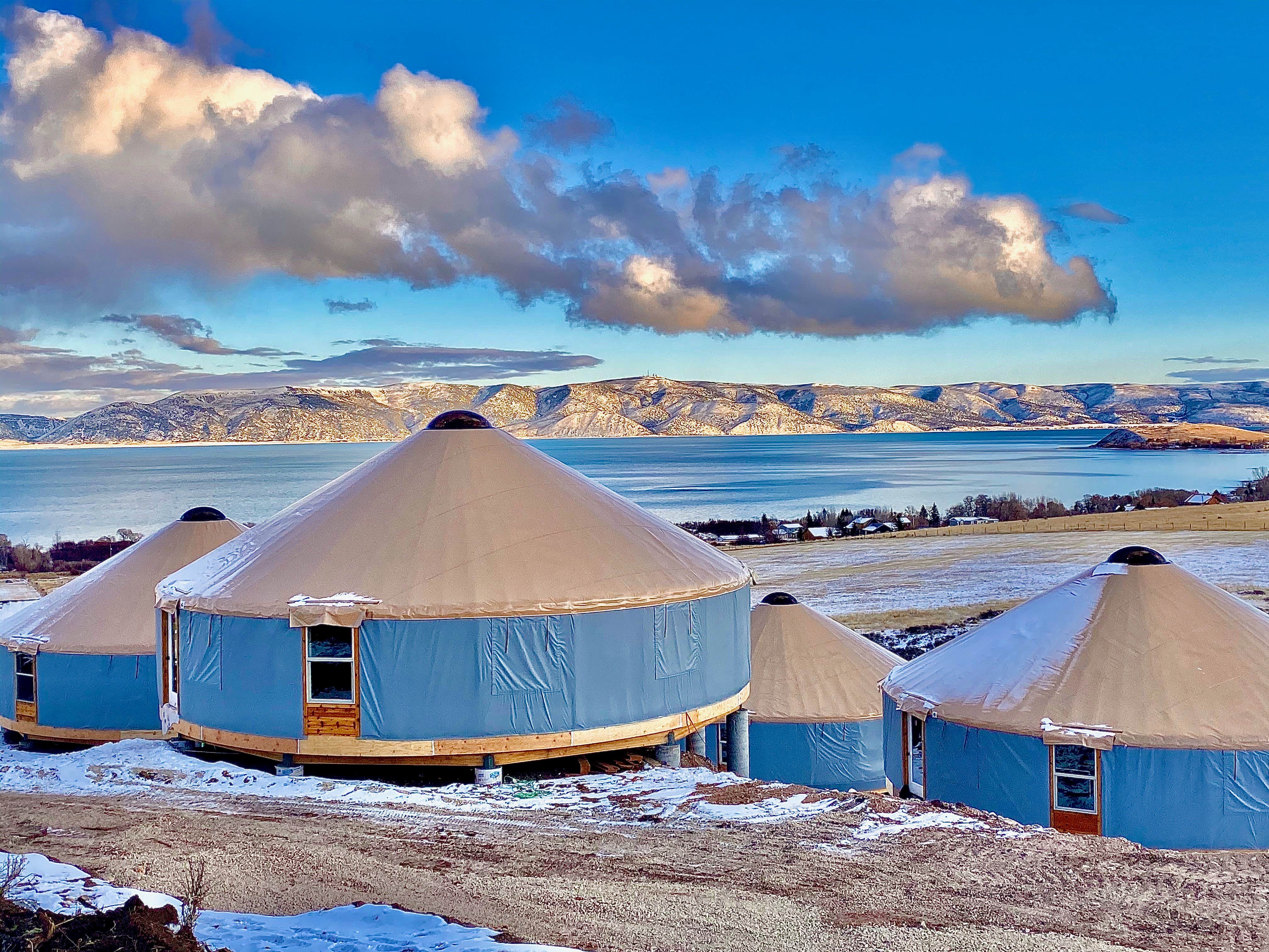 Camper submitted image from OsoBlu Bear Lake Yurts - 5