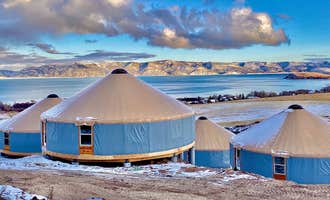 Camping near Blue Water Beach Resort: OsoBlu Bear Lake Yurts, Garden City, Utah