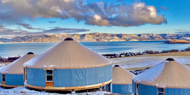 Camper submitted image from OsoBlu Bear Lake Yurts