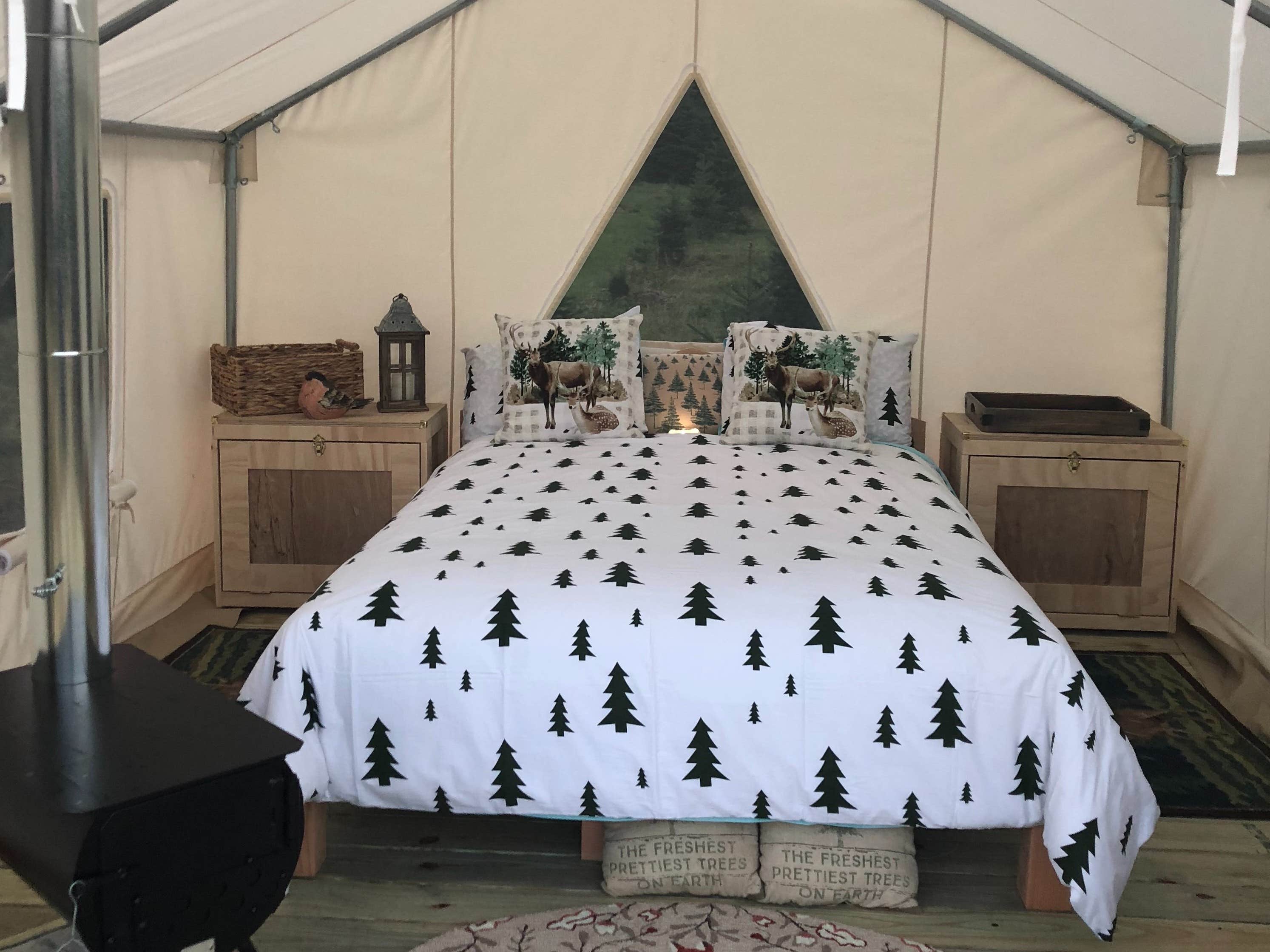 The Dyrt's photo of glamping accommodations at Christmas Tree Farm Hideaway near Marcellus, NY