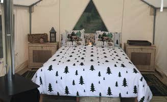 The Dyrt's photo of glamping accommodations at Christmas Tree Farm Hideaway near Auburn, NY