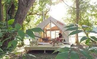 The Dyrt's photo of glamping accommodations at Hudson River Pharm Waterfront near Albany, NY