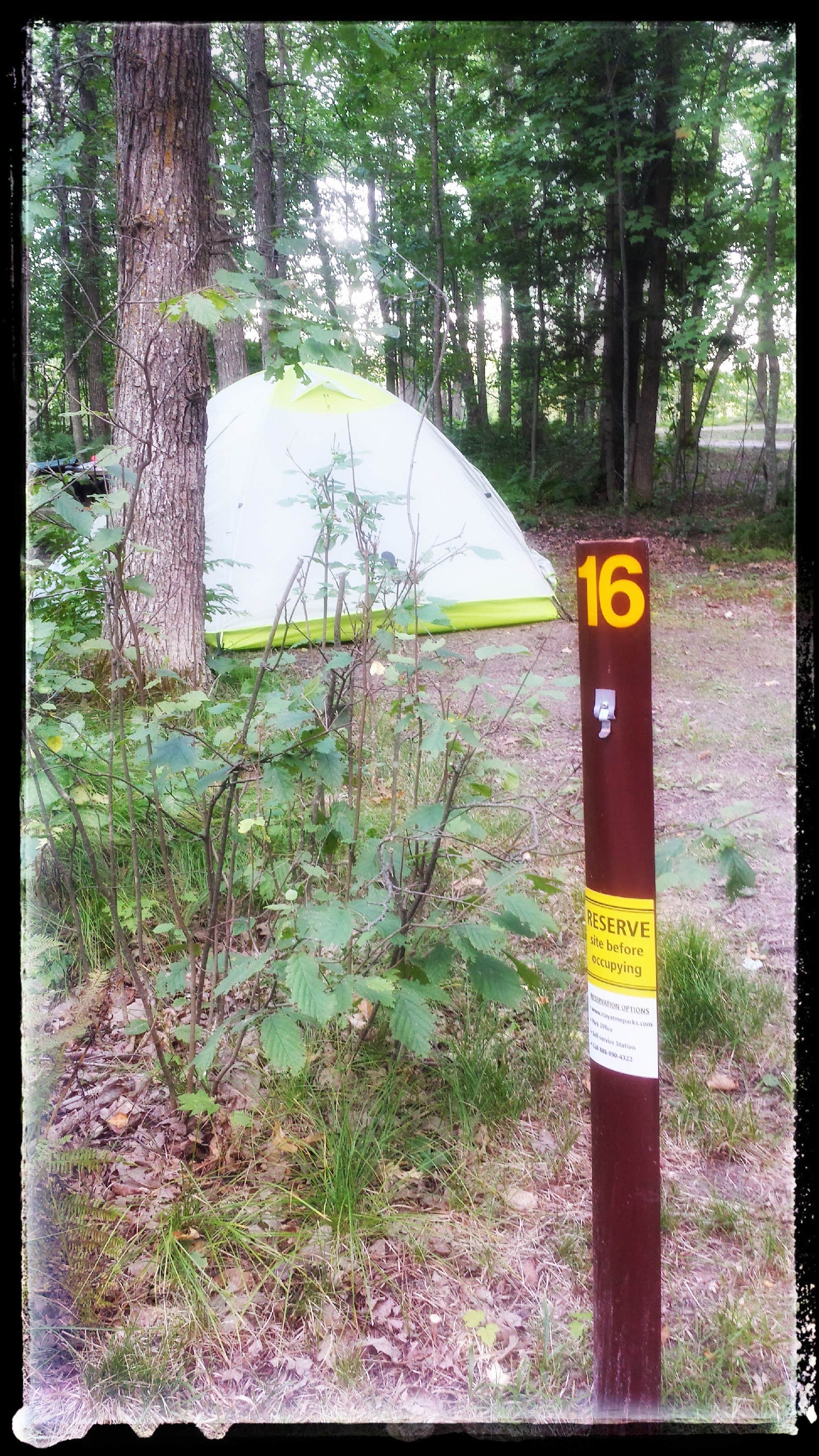 Camper submitted image from Schoolcraft State Park Campground - 1