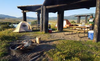 Melissa K.'s photo of tent camping at Miramonte Reservoir near Grand Mesa, Uncompahgre and Gunnison National Forests