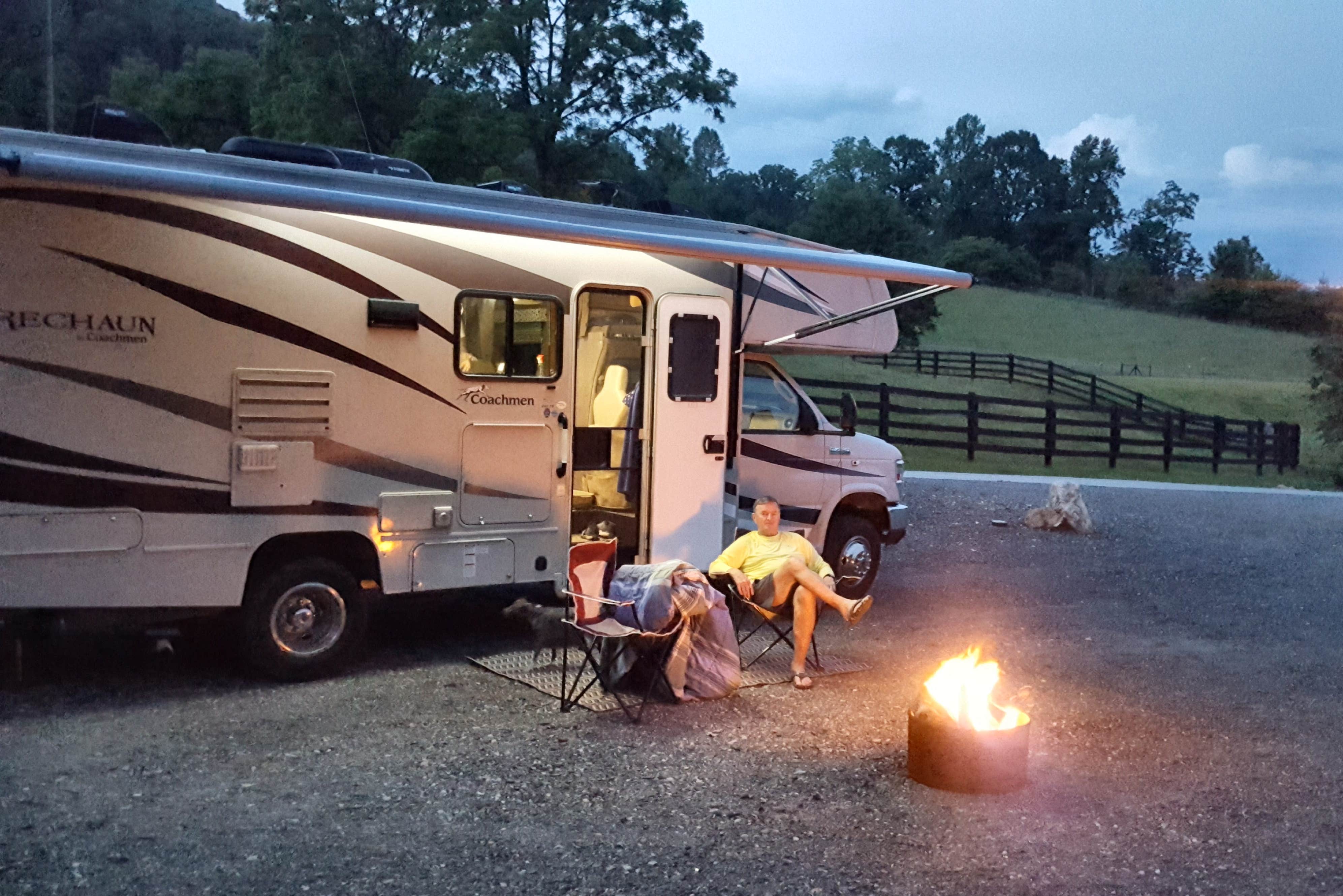 Charlie K.'s photo of rv camping at Walnut Hollow RV Ranch near Suches, GA
