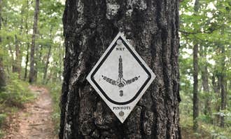 Camping near McDill Point Backcountry — Cheaha State Park: Pinhoti Trail Backcountry after passing McDill Point — Cheaha State Park, Delta, Alabama