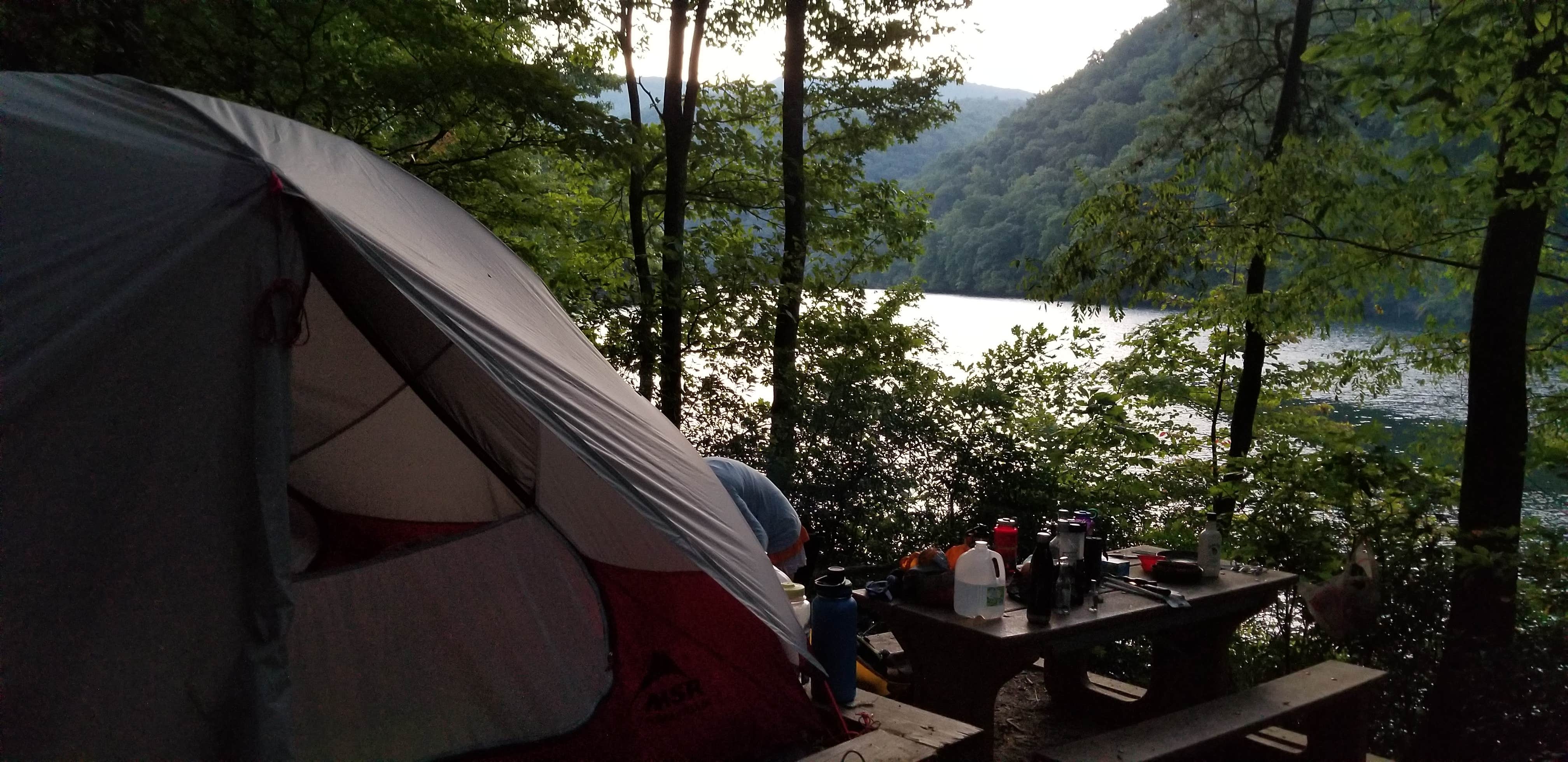 Camper-submitted photo at Calderwood Lake Primitive campground near Tallassee, TN