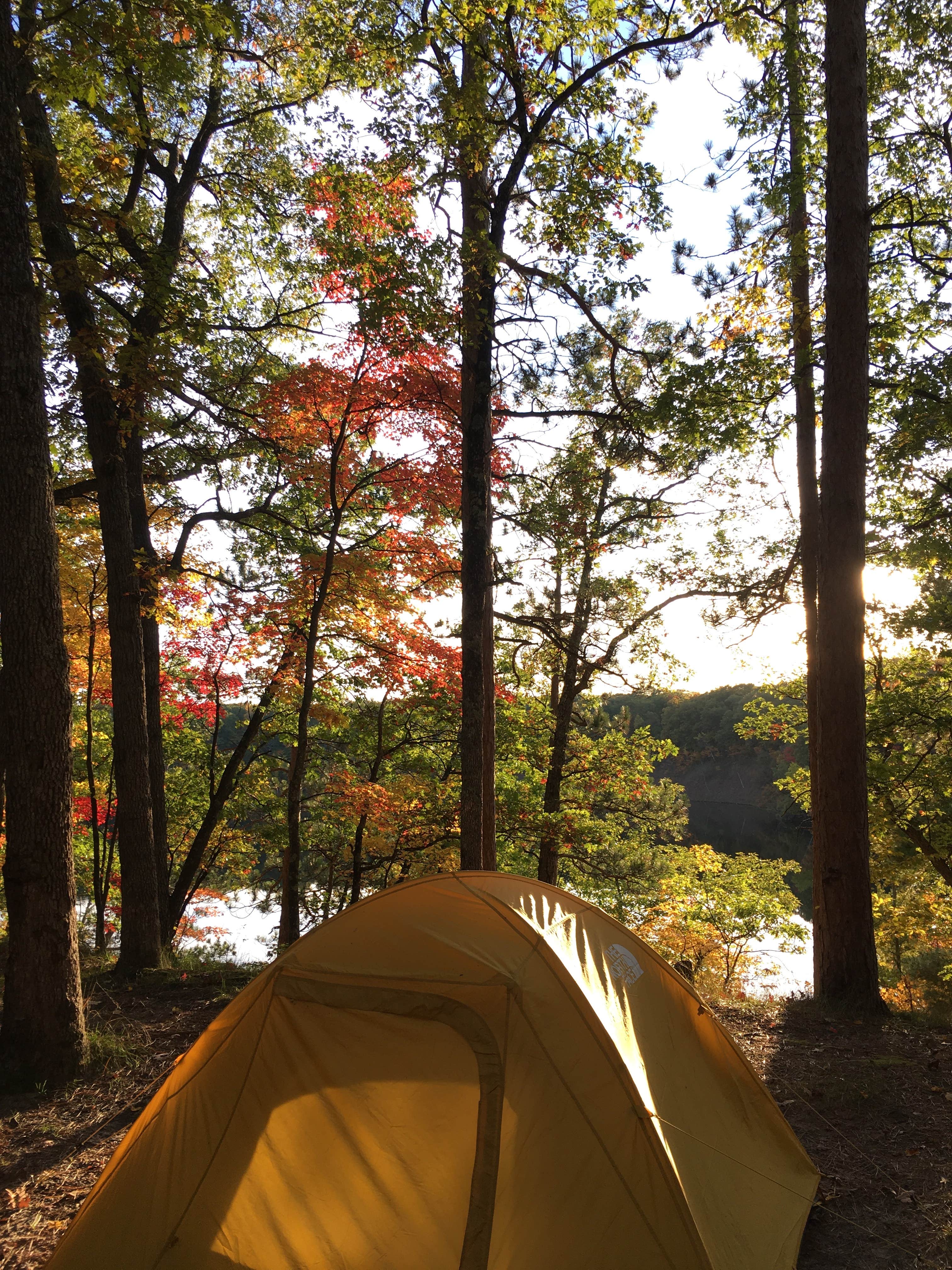 Bruce L.'s photo of a dispersed camping area at Government Landing Campground near Ludington, MI