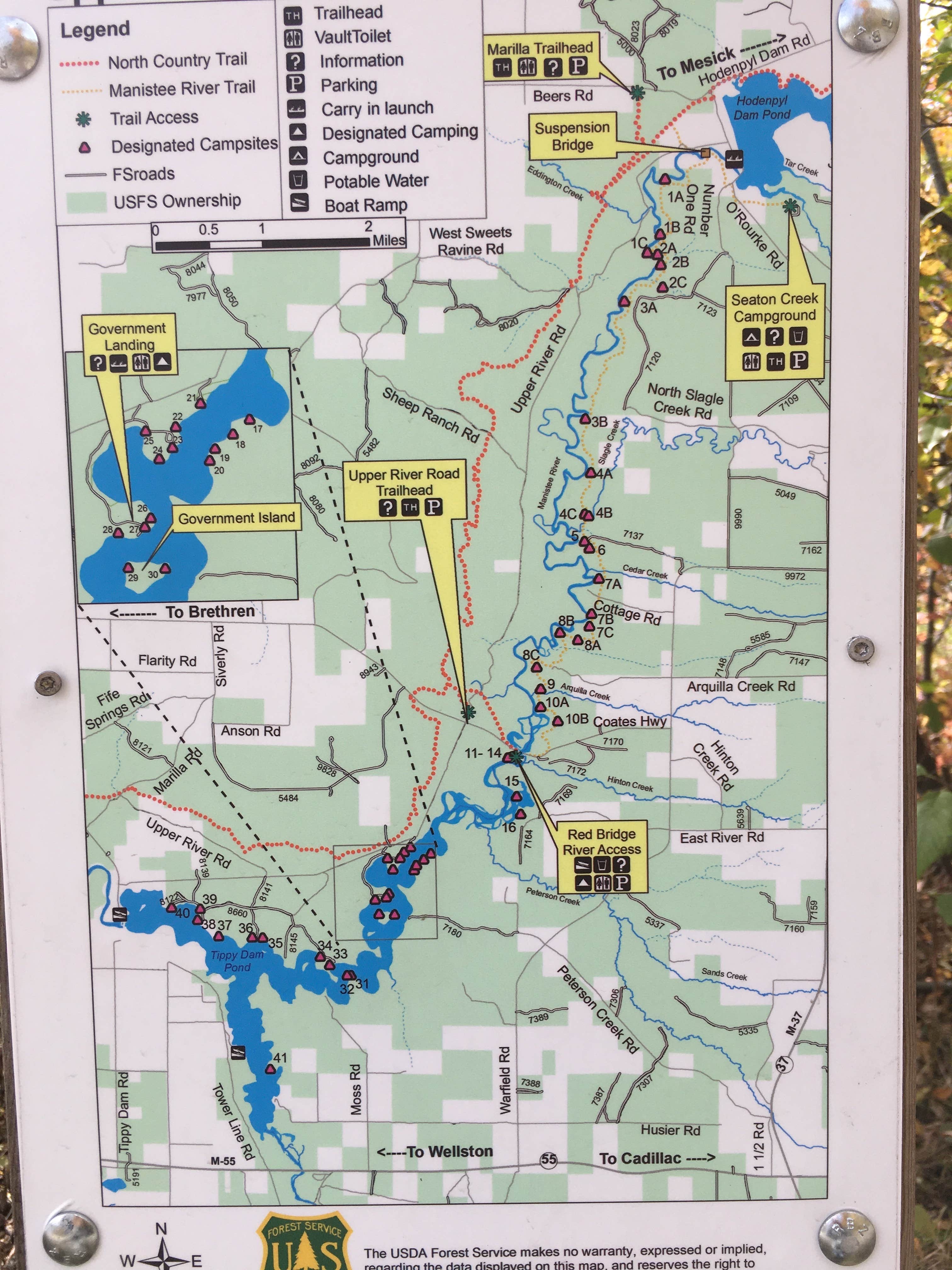 Camper-submitted photo at Government Landing Campground near Ludington, MI