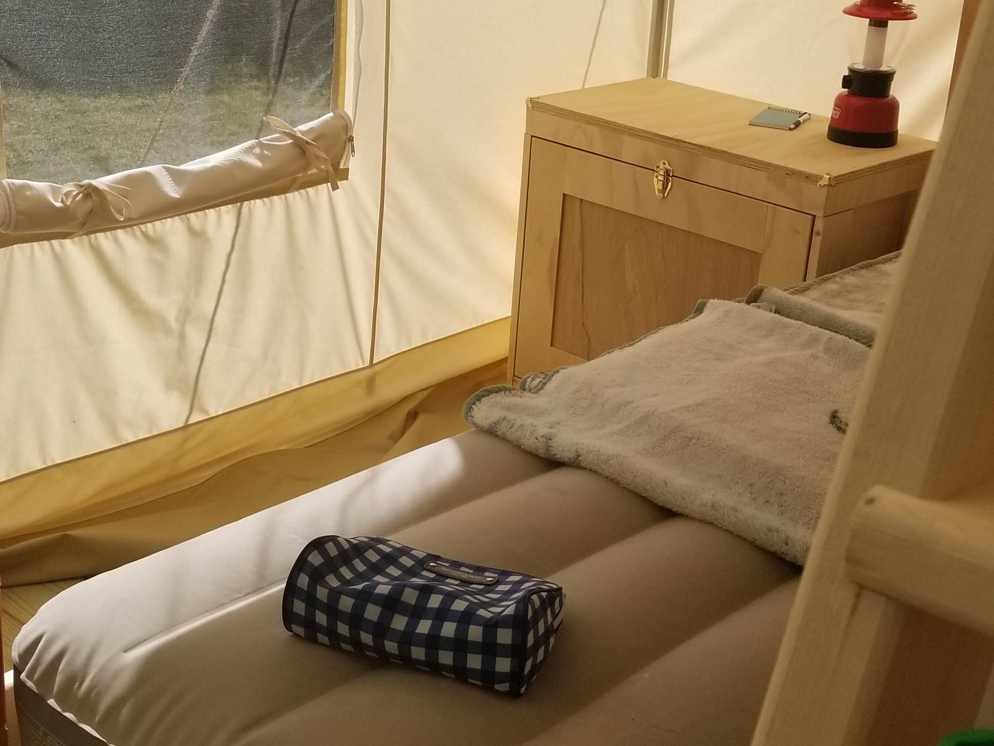 The Dyrt's photo of glamping accommodations at Valley Acres near Jay, ME