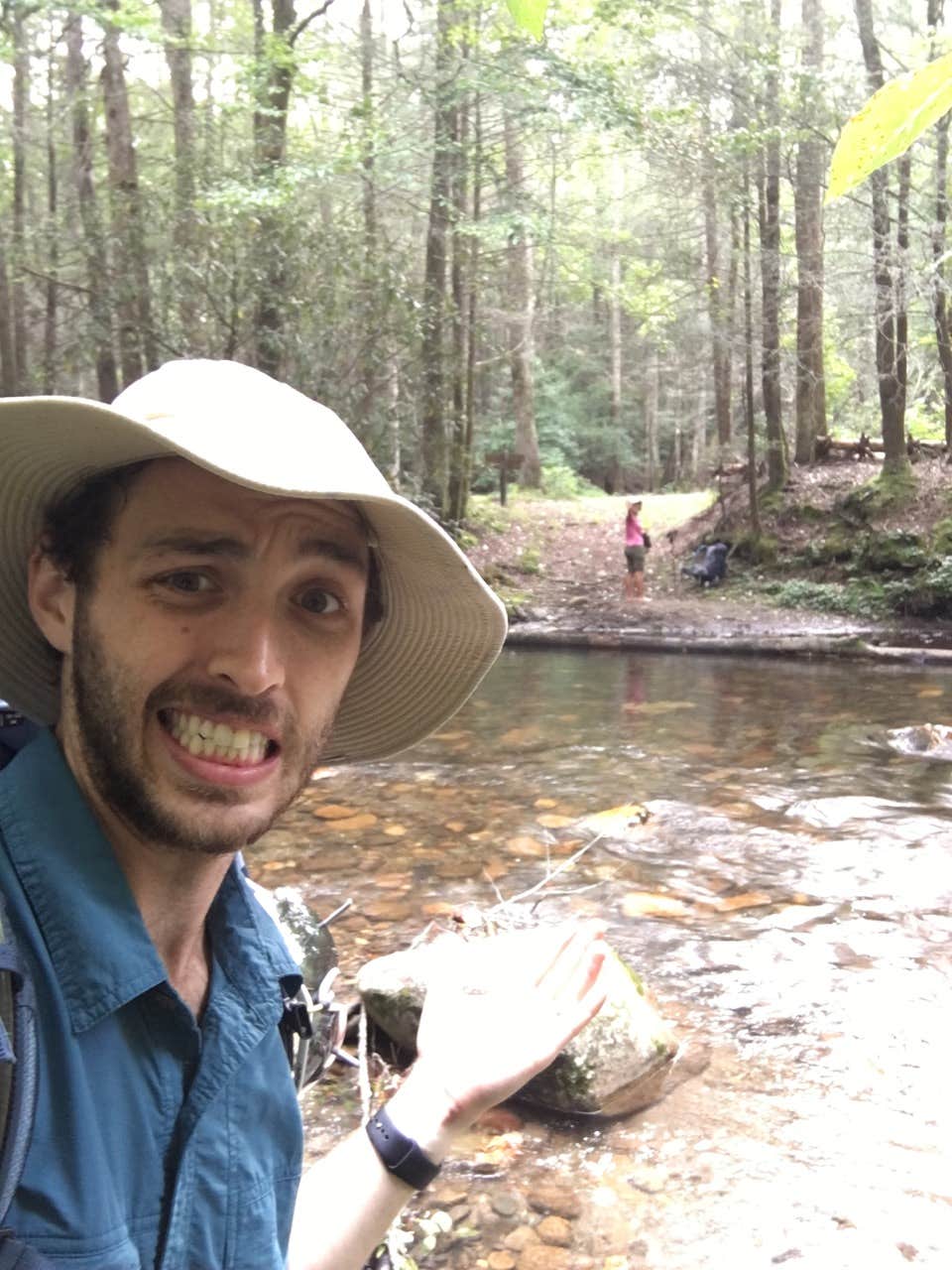 Camper-submitted photo at Hickory Creek and Conasauga River Intersection Backcountry Campground near Eton, GA